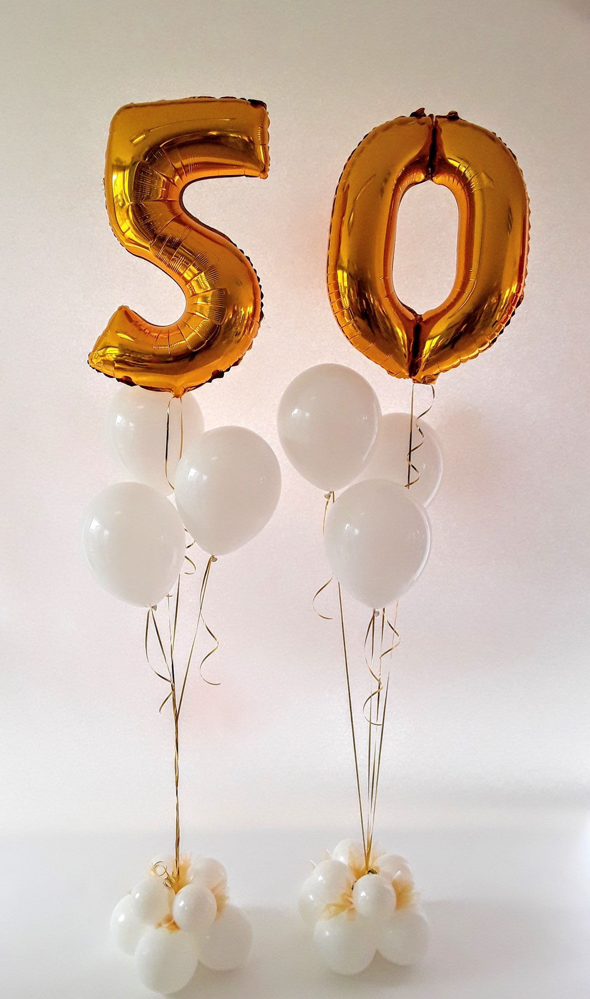 Silberne Happy Birthday-Zahlenbuchstaben-Folienballons Für