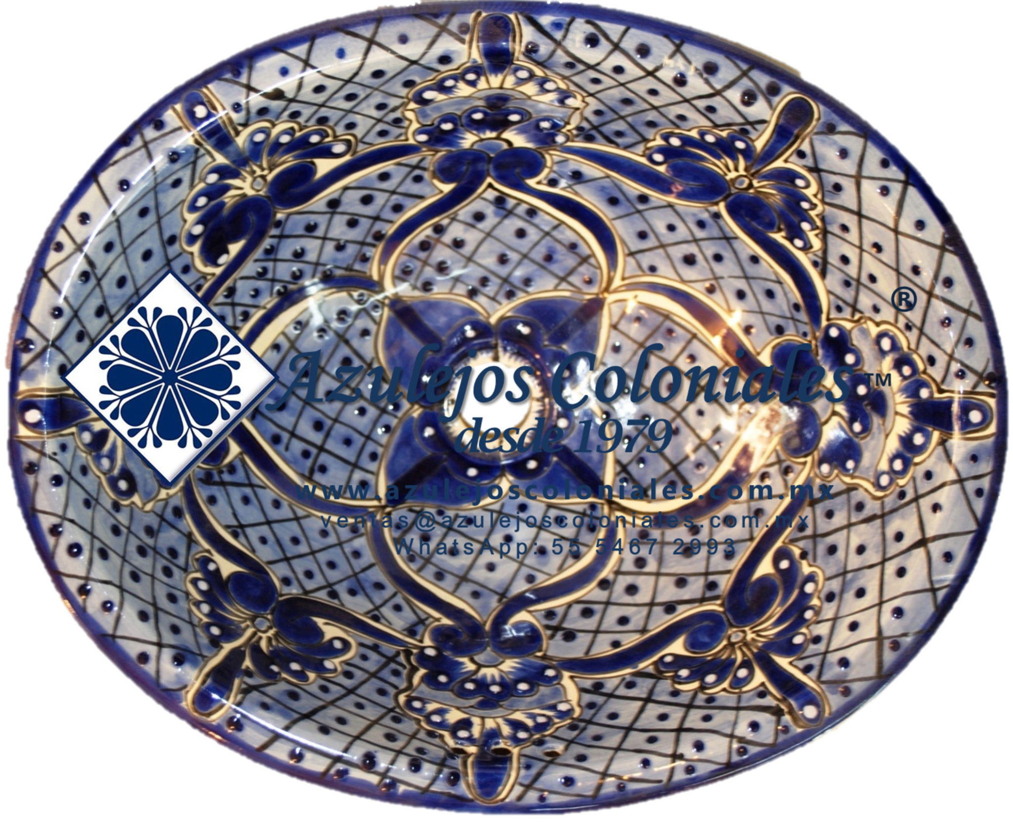 Talavereado Azul