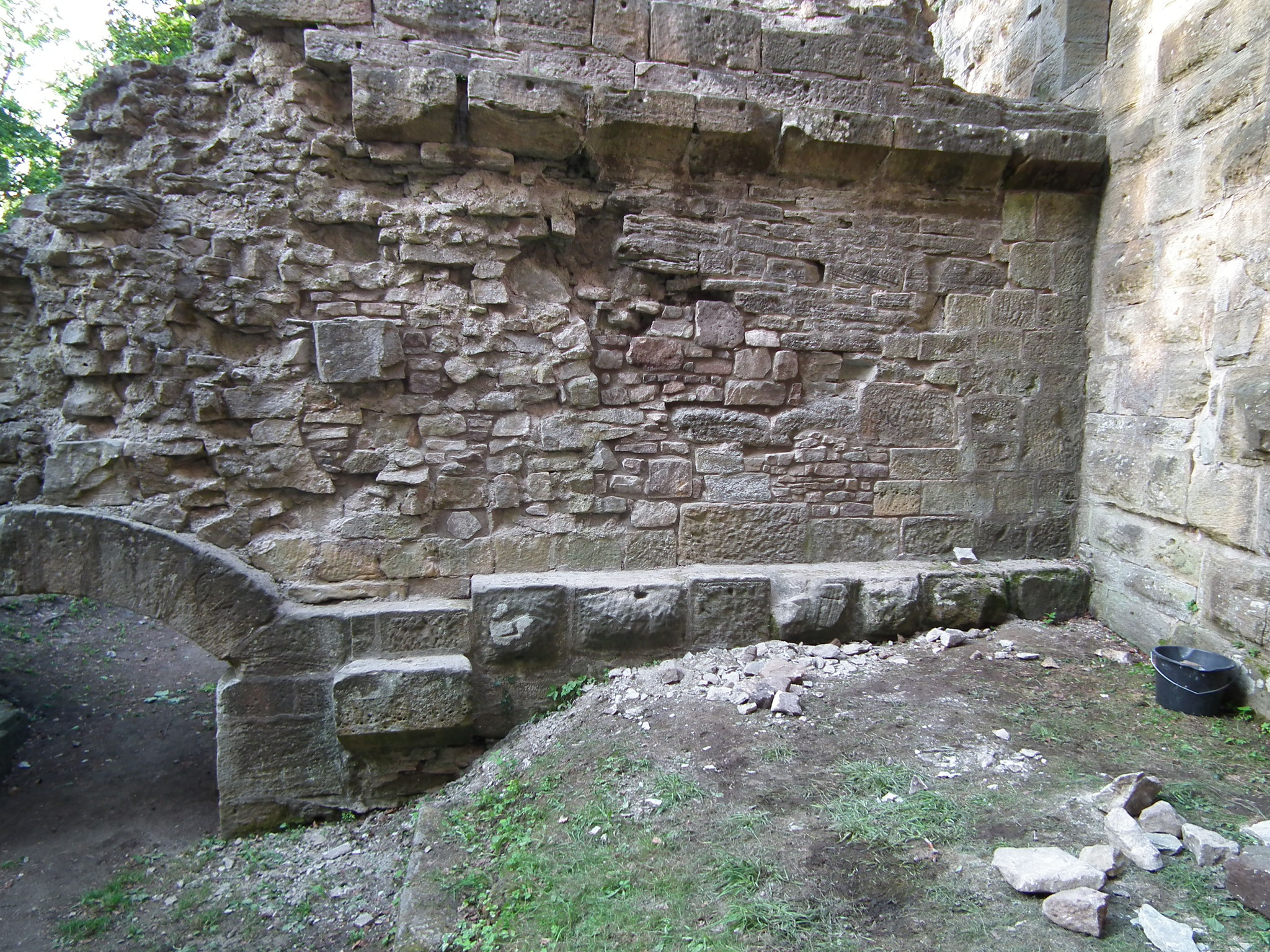 Pallasmauer am 14. Juni 2020