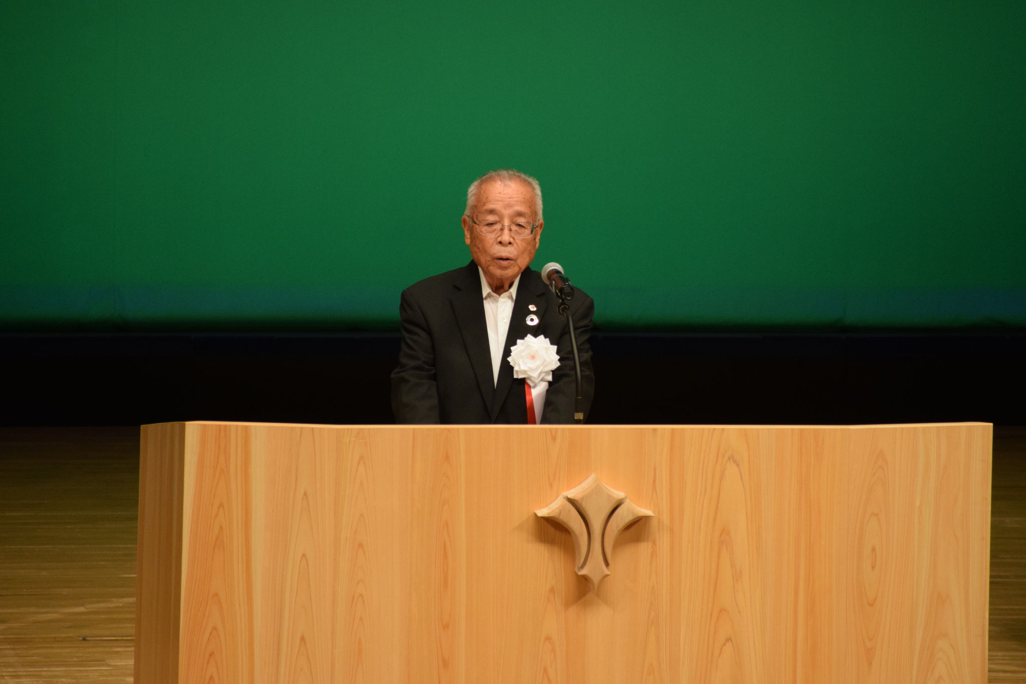 門林　淳　市老連会長の挨拶