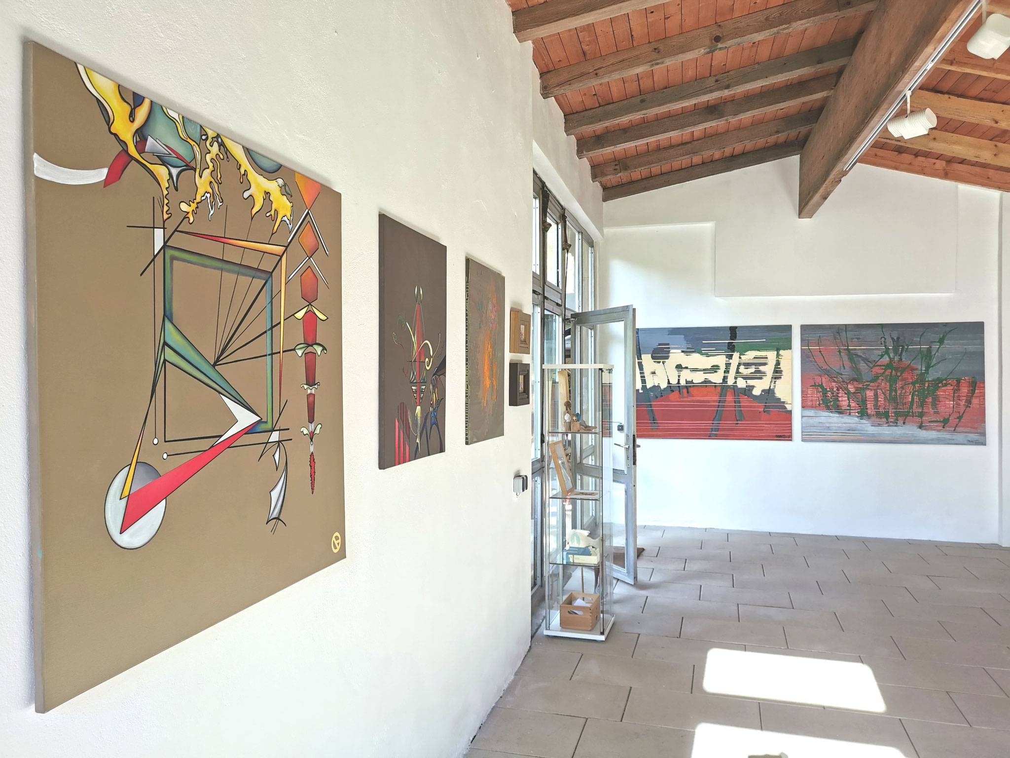 Blick in die Ausstellung "Reflexion"