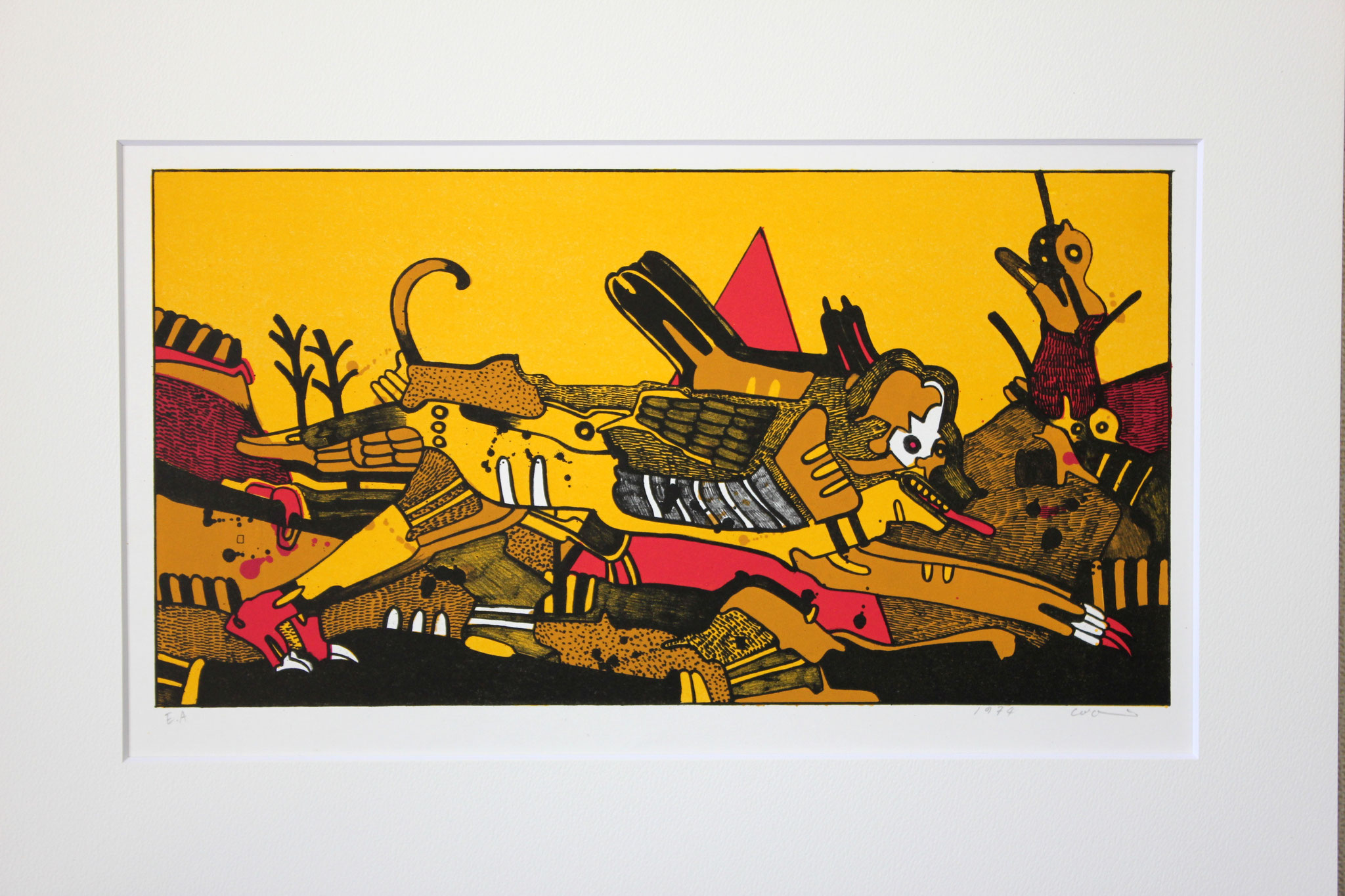 現代アート抽象画 lithograph EA