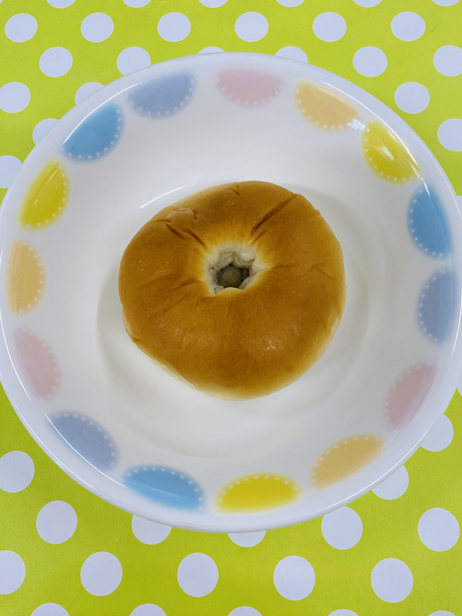10/15　牛乳　あんぱん