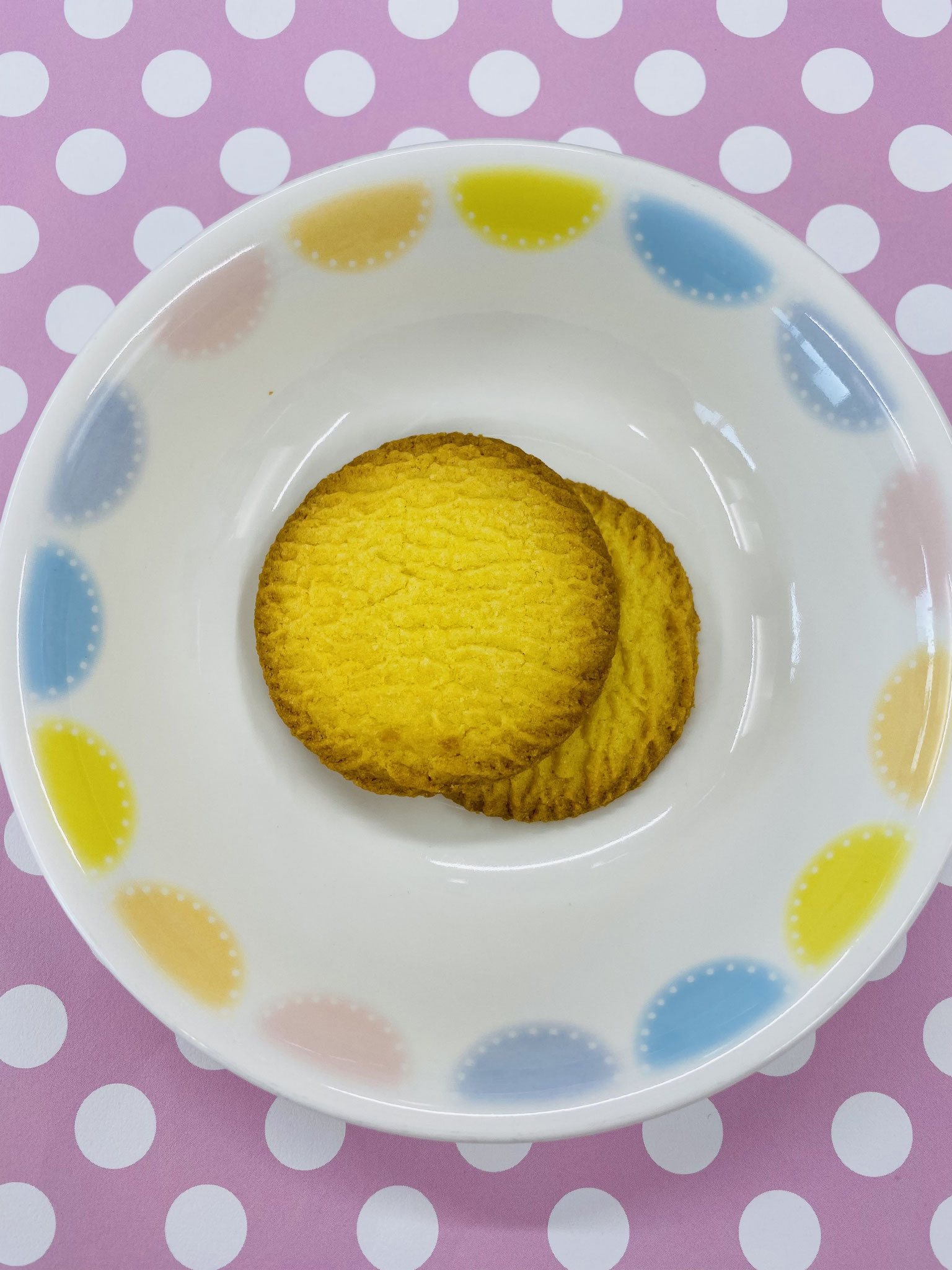 6/30　牛乳　クッキー