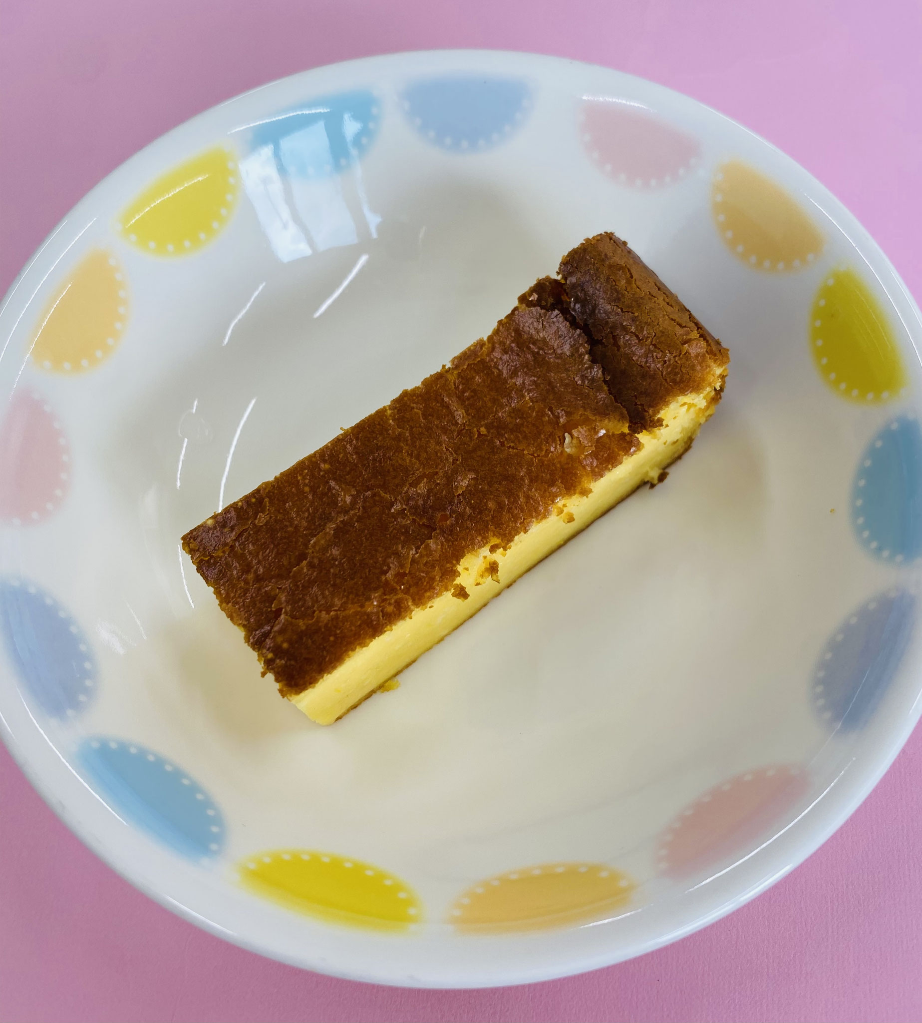 1/29　チーズケーキ　牛乳