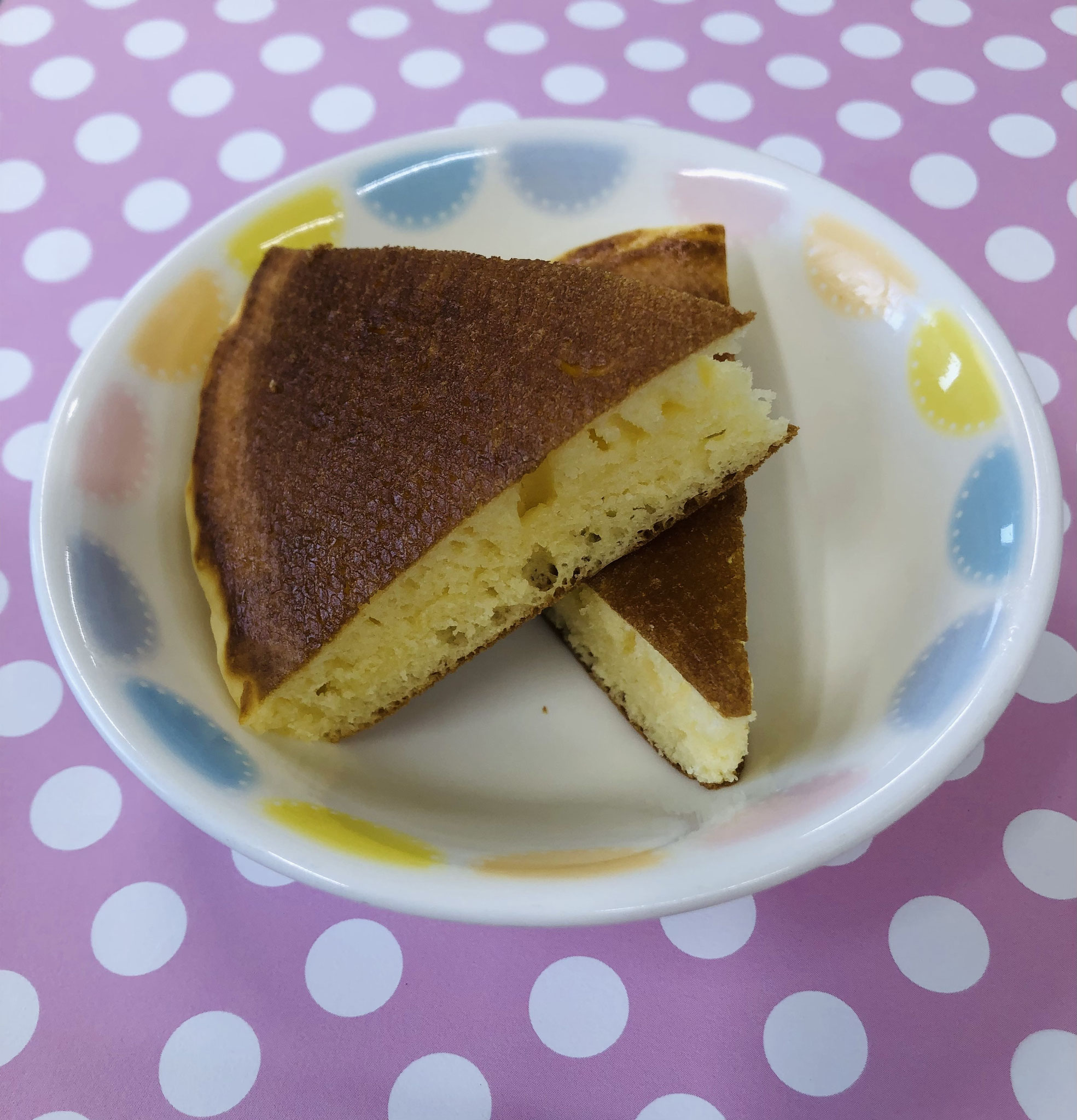 4/9　ホットケーキ　牛乳