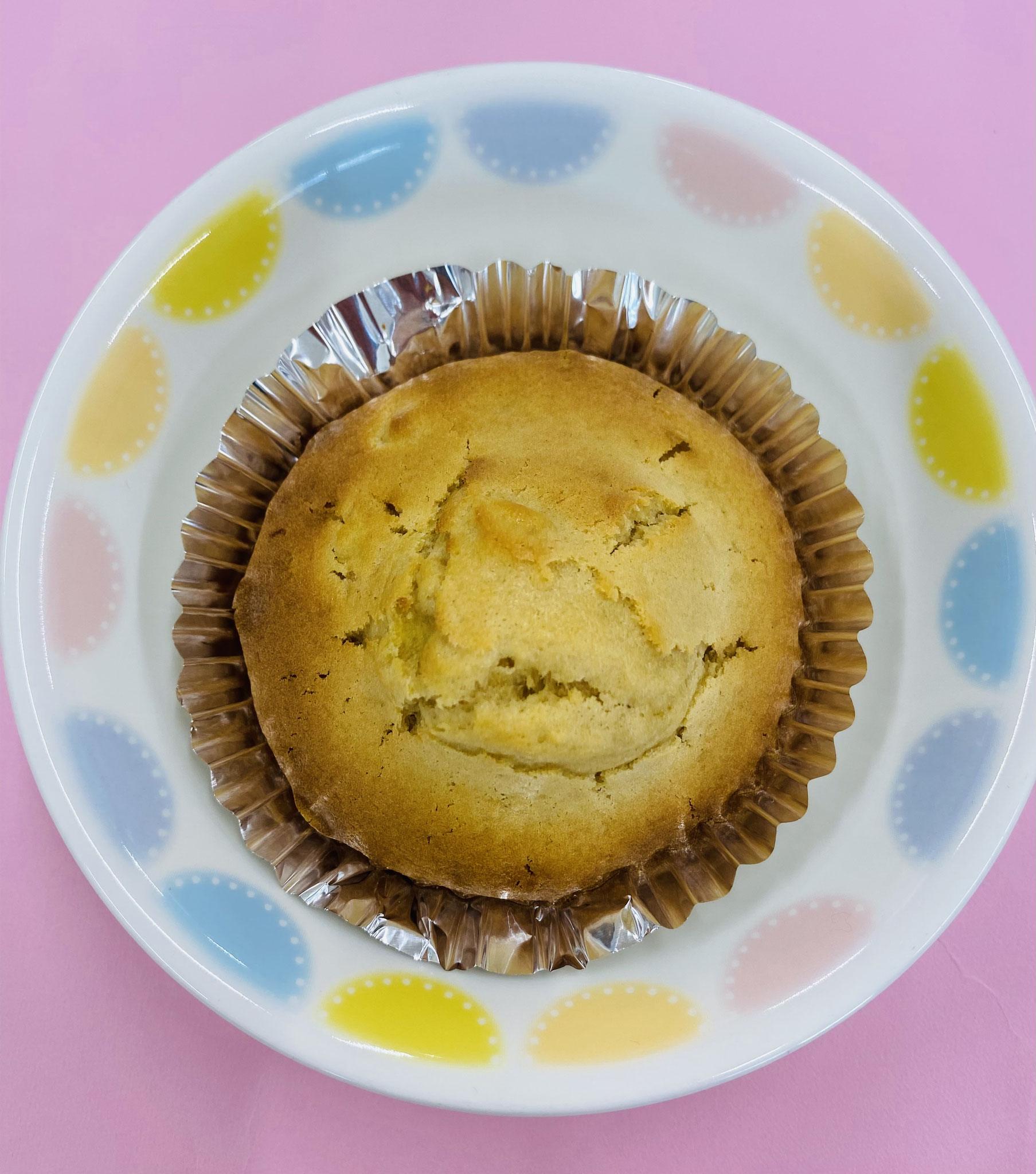 12/15　アップルケーキ　牛乳
