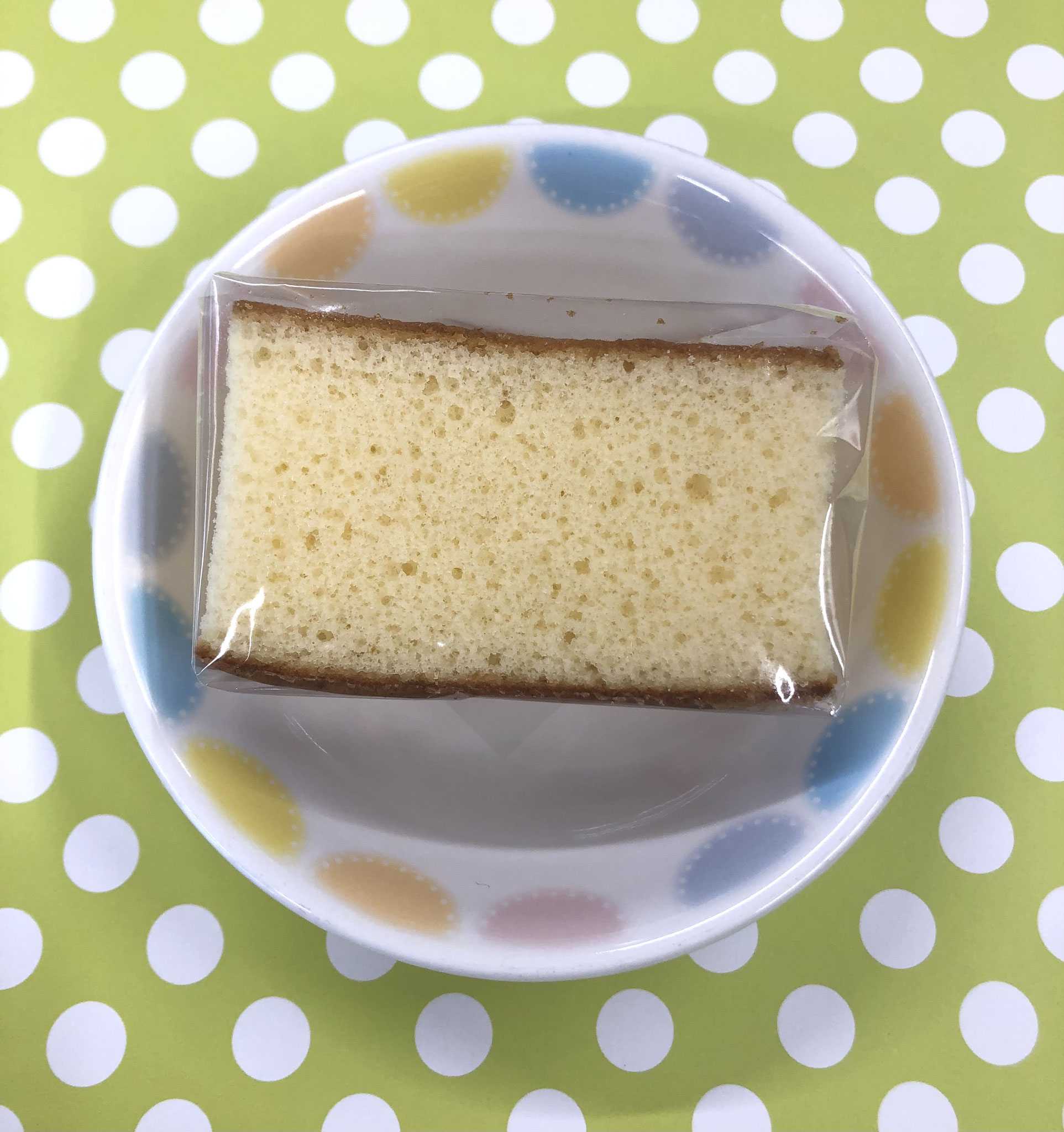 7/31　カステラ　牛乳