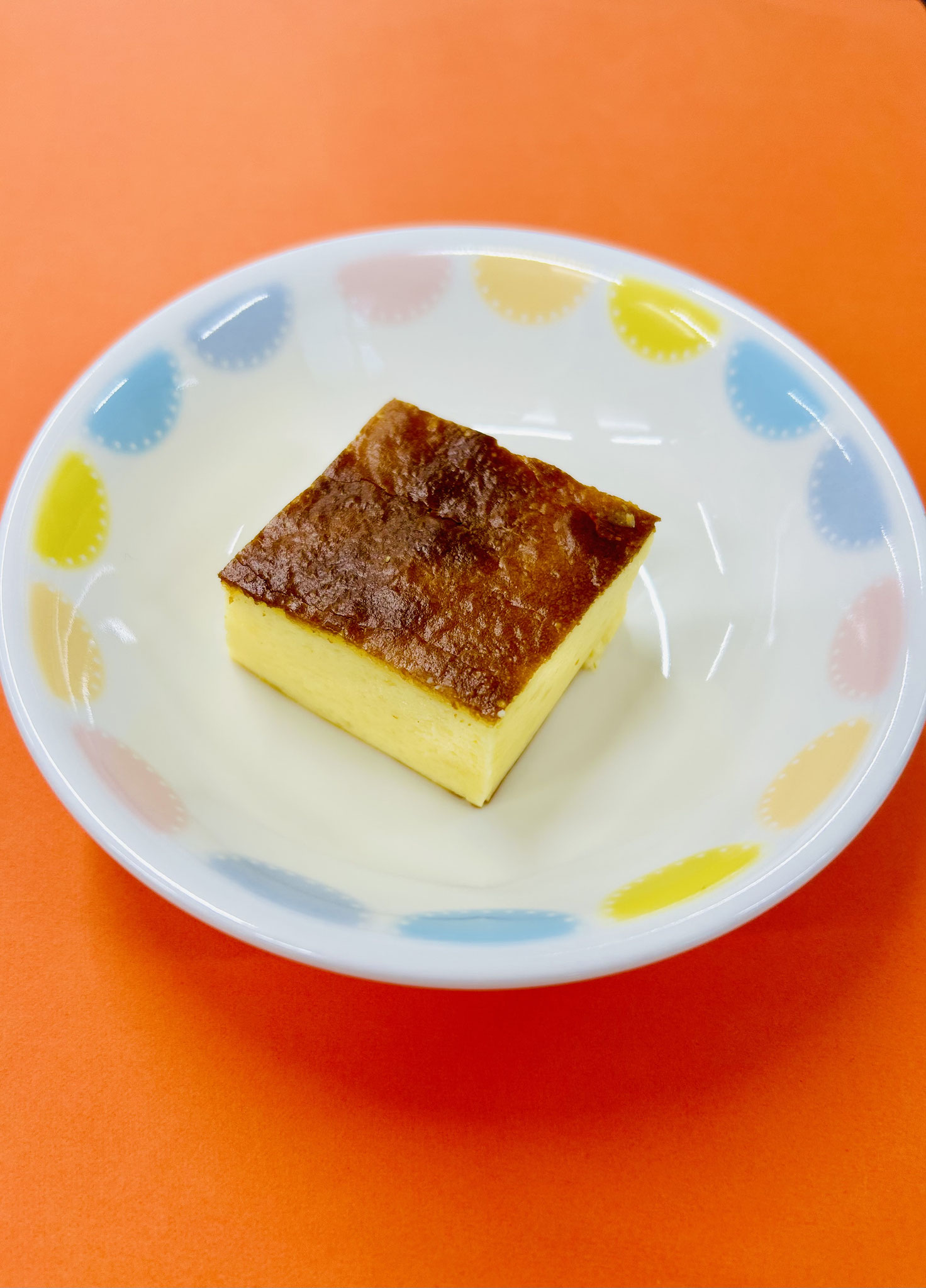 7/24　牛乳　チーズケーキ