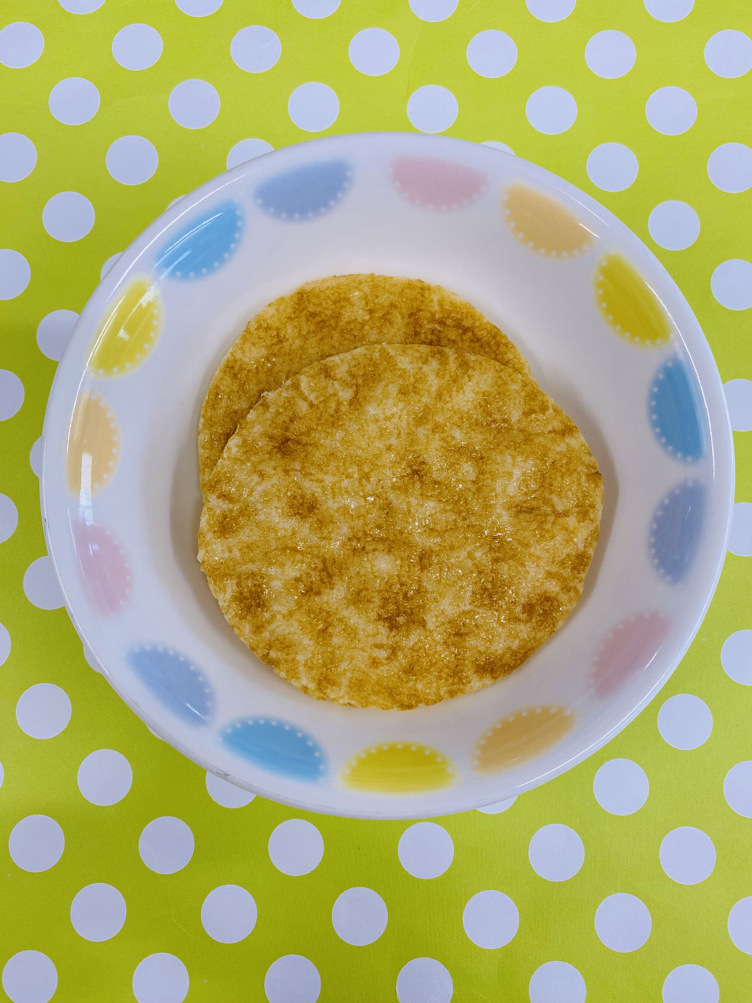 2/2　おかき　牛乳