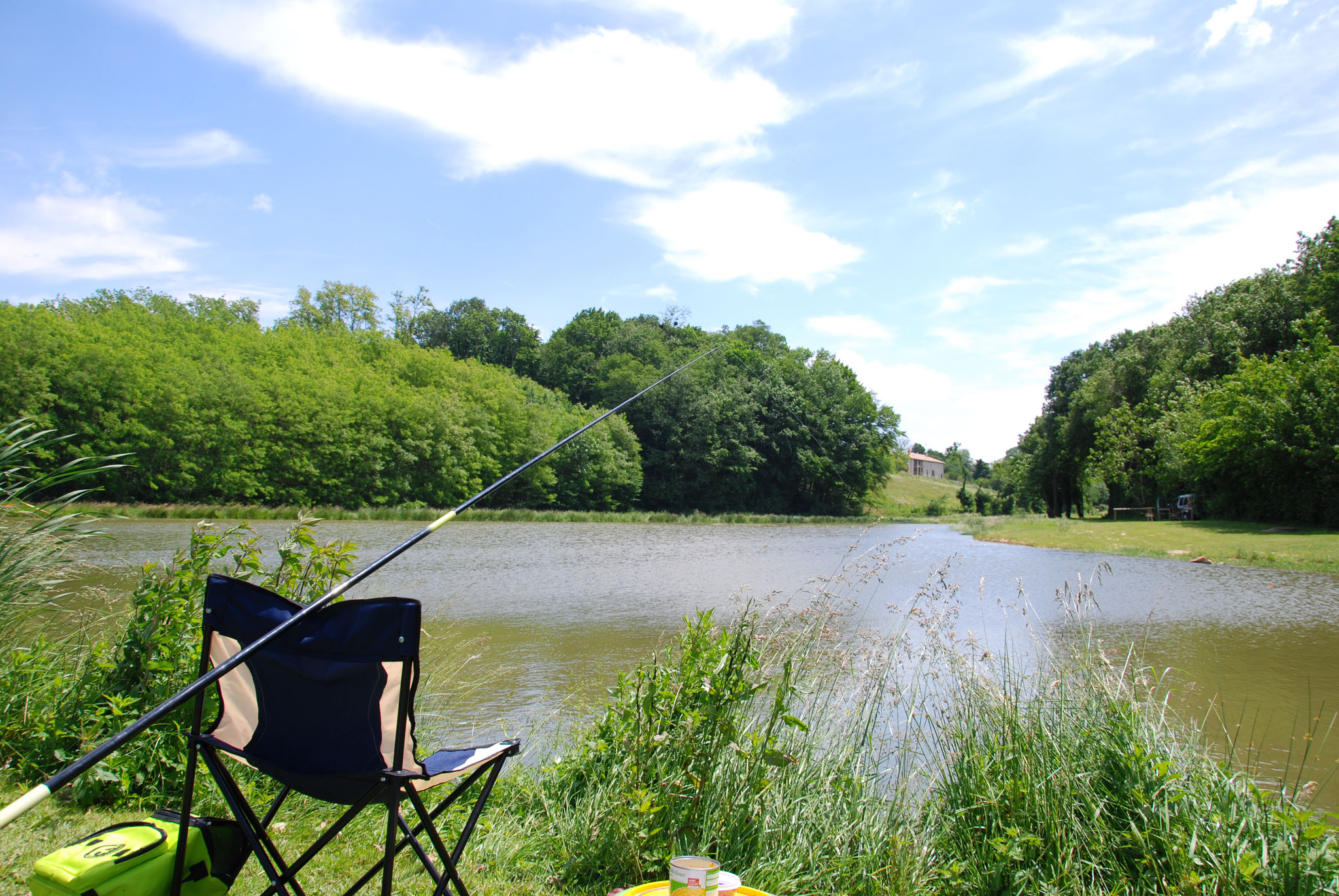 Lieu de pêche dans la Saône