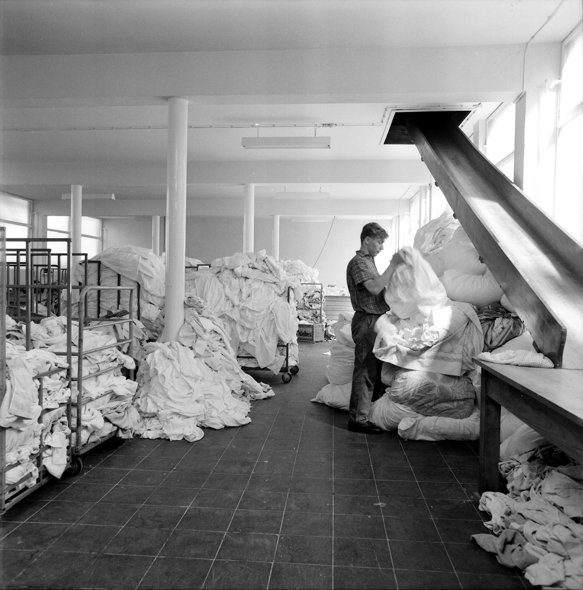 Wäscherei Thiebes ca. 1960