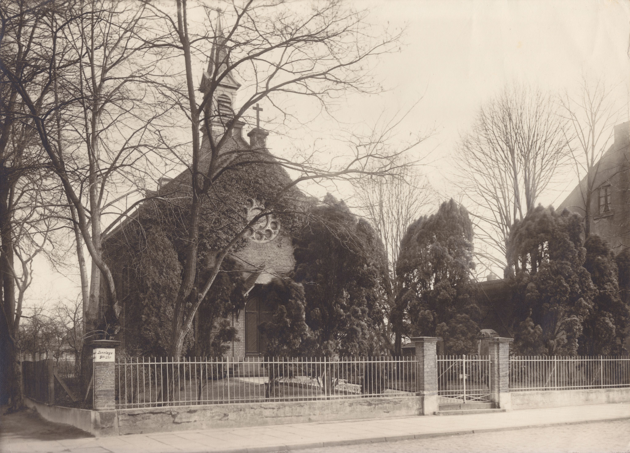 Die evangelische Kirche ca. 1910