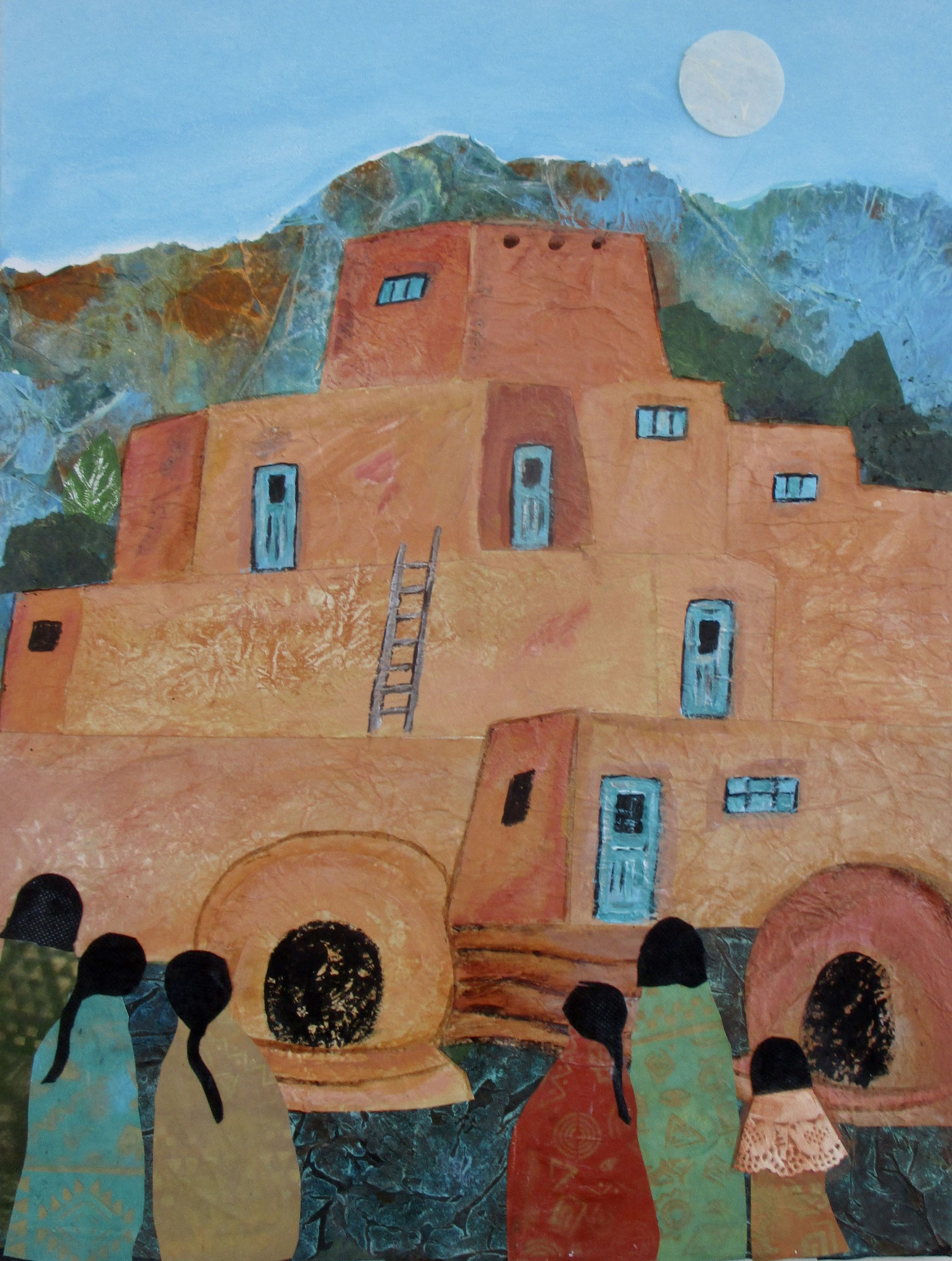 Feast Day, mixed media, 24x18