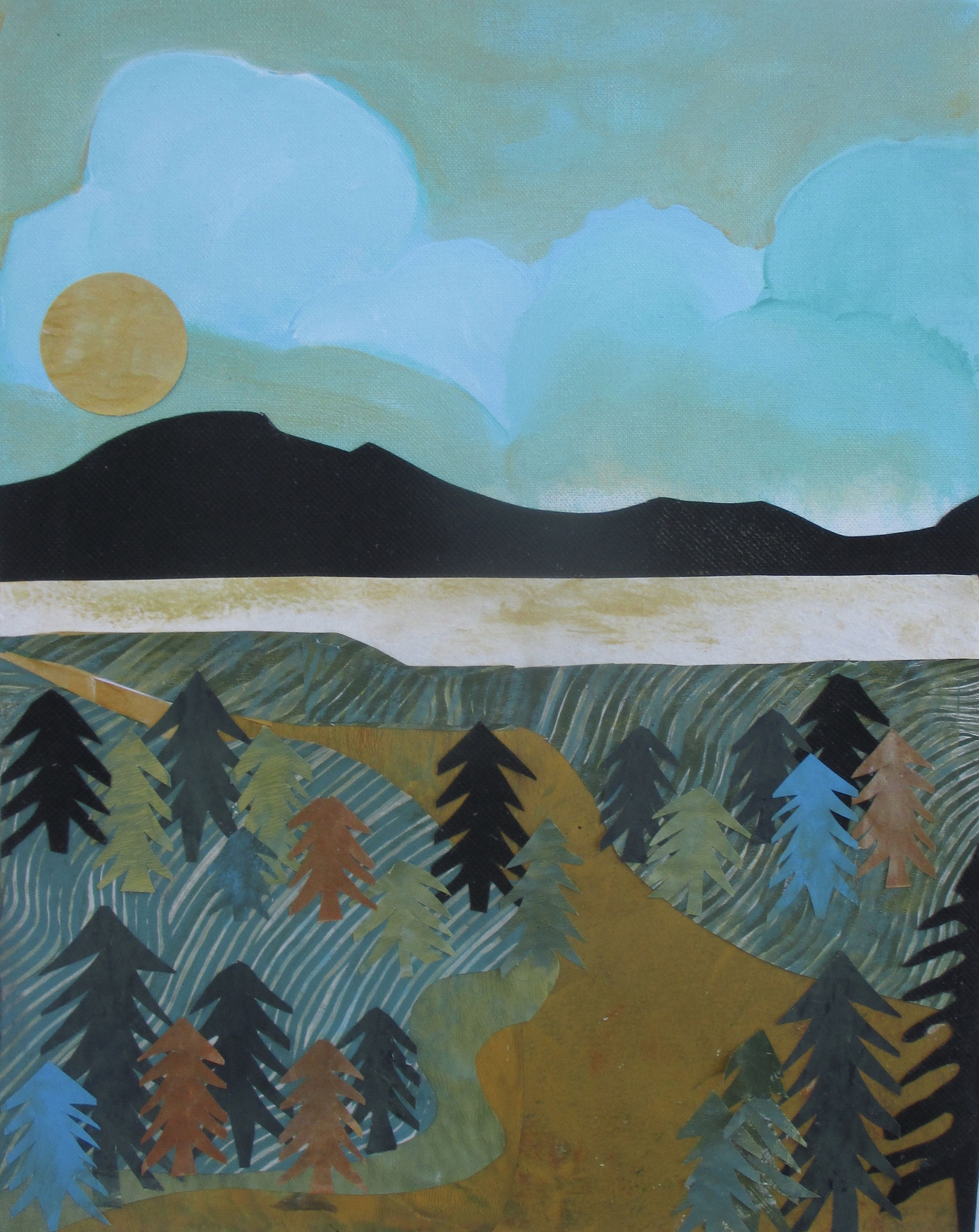 Morning Light, mixed media, 18x14