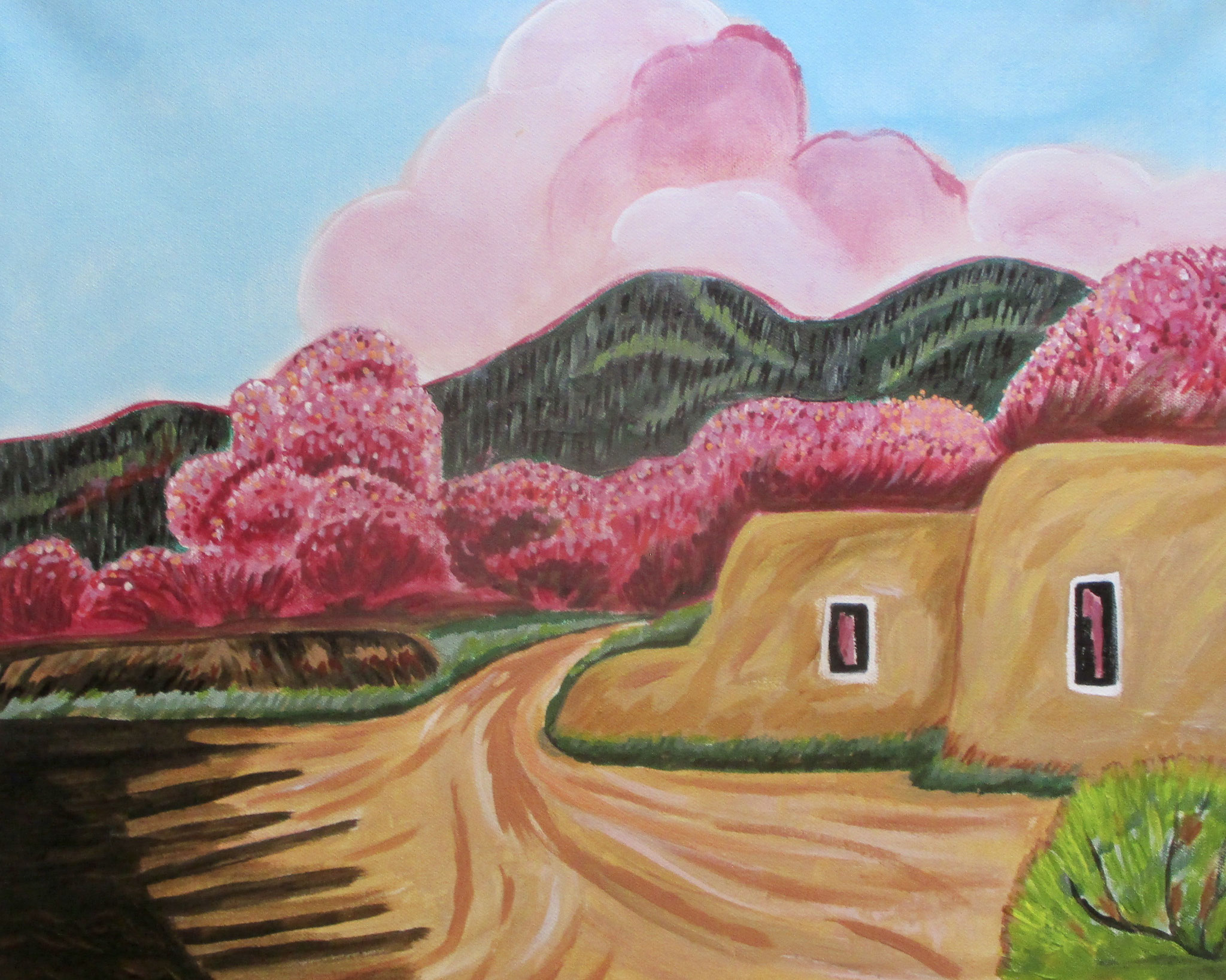 Santa Fe Spring, oil on canvas 20 x 16