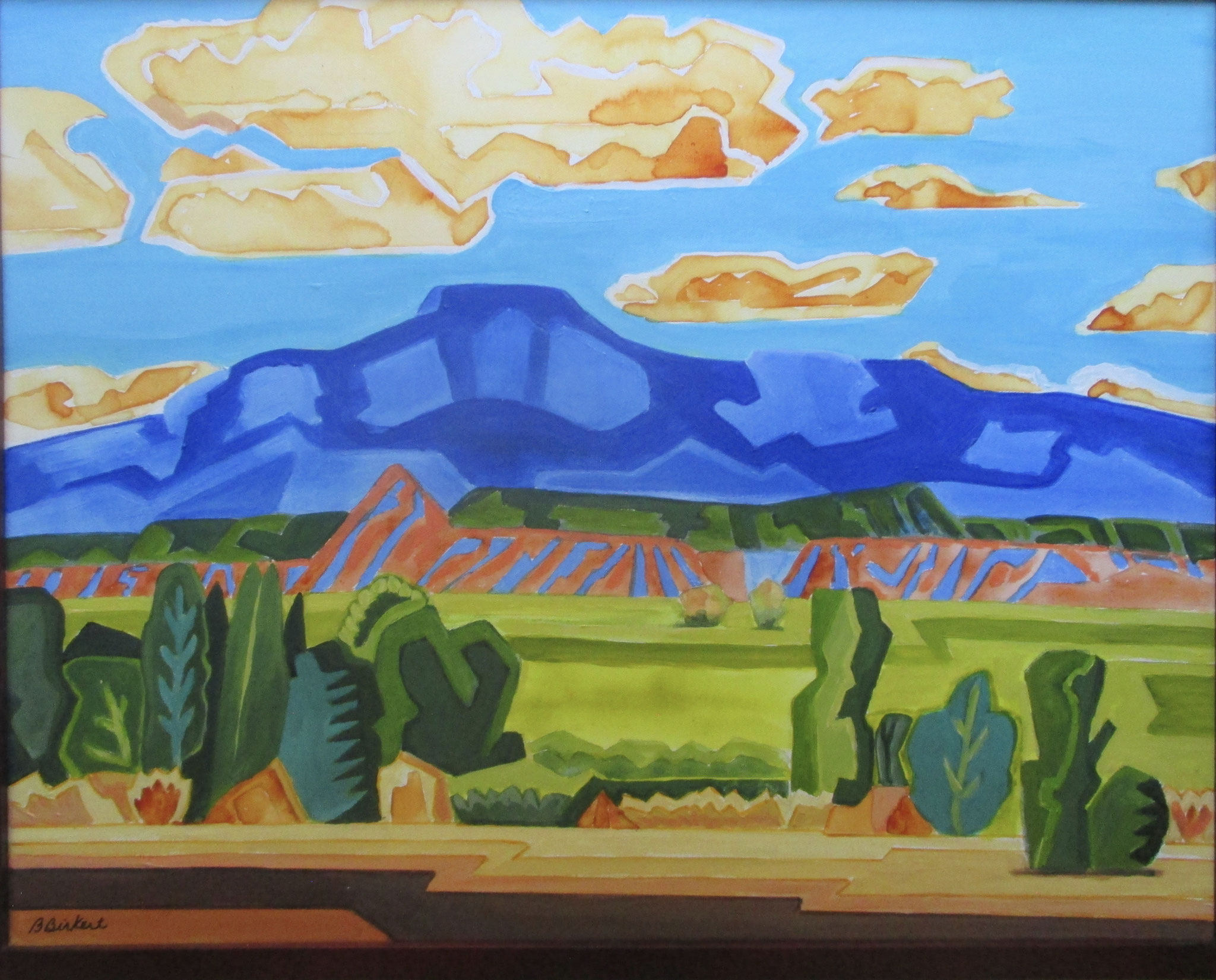 Abiquiu, oil on canvas, 28 x 22