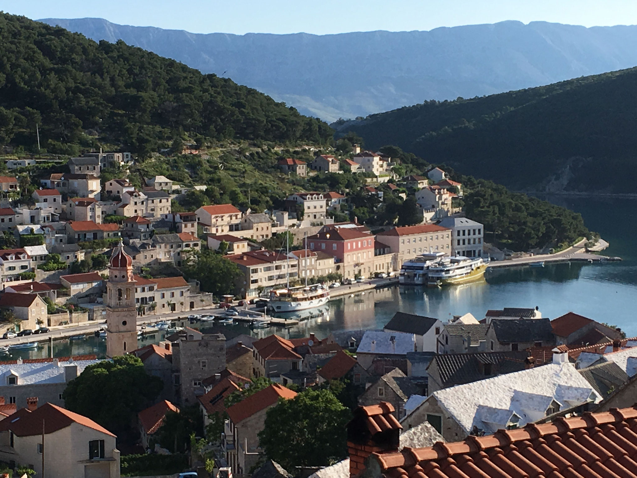 Pučišća on the island of Brač, HR