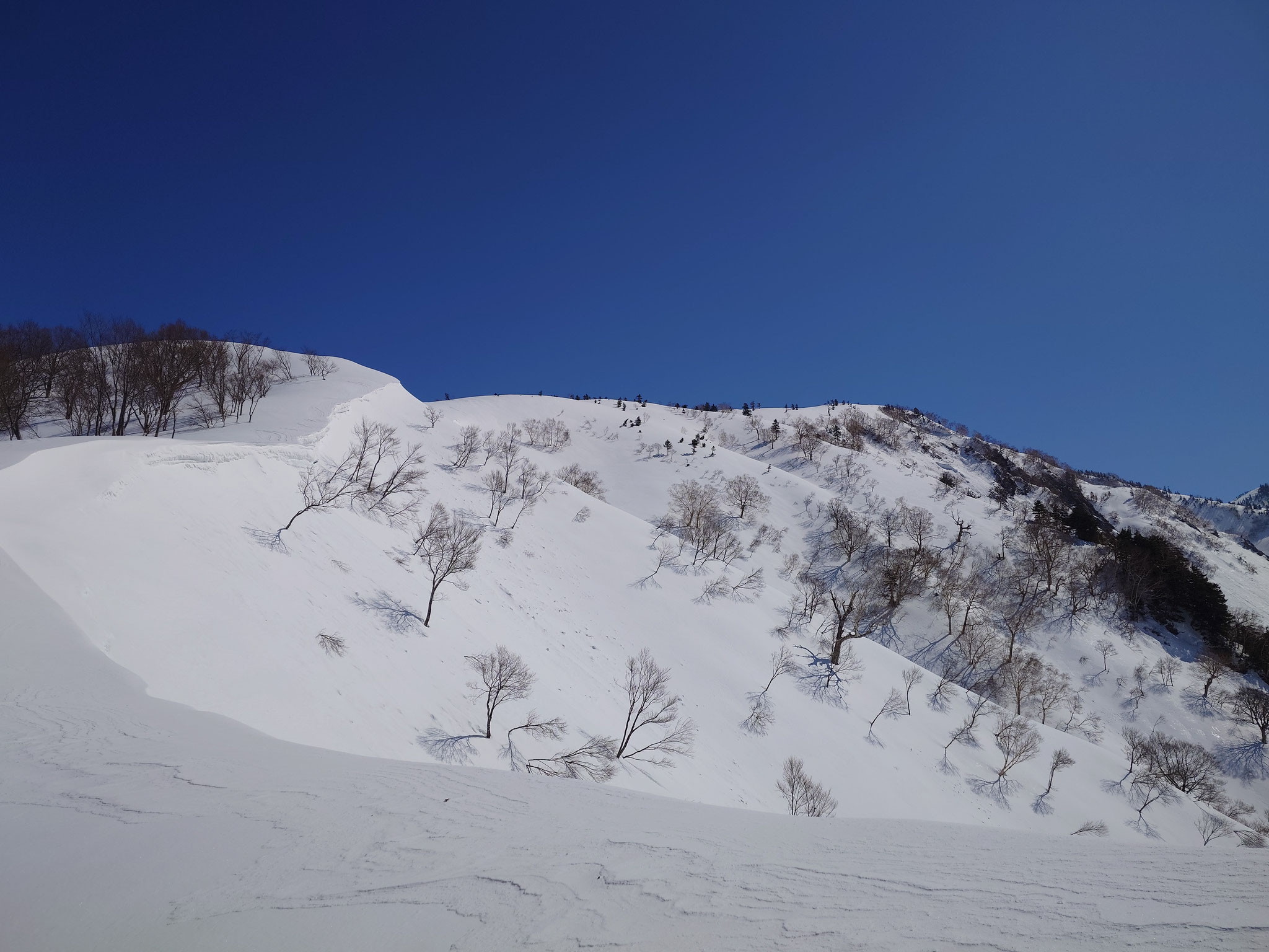 1750m付近から金山方面