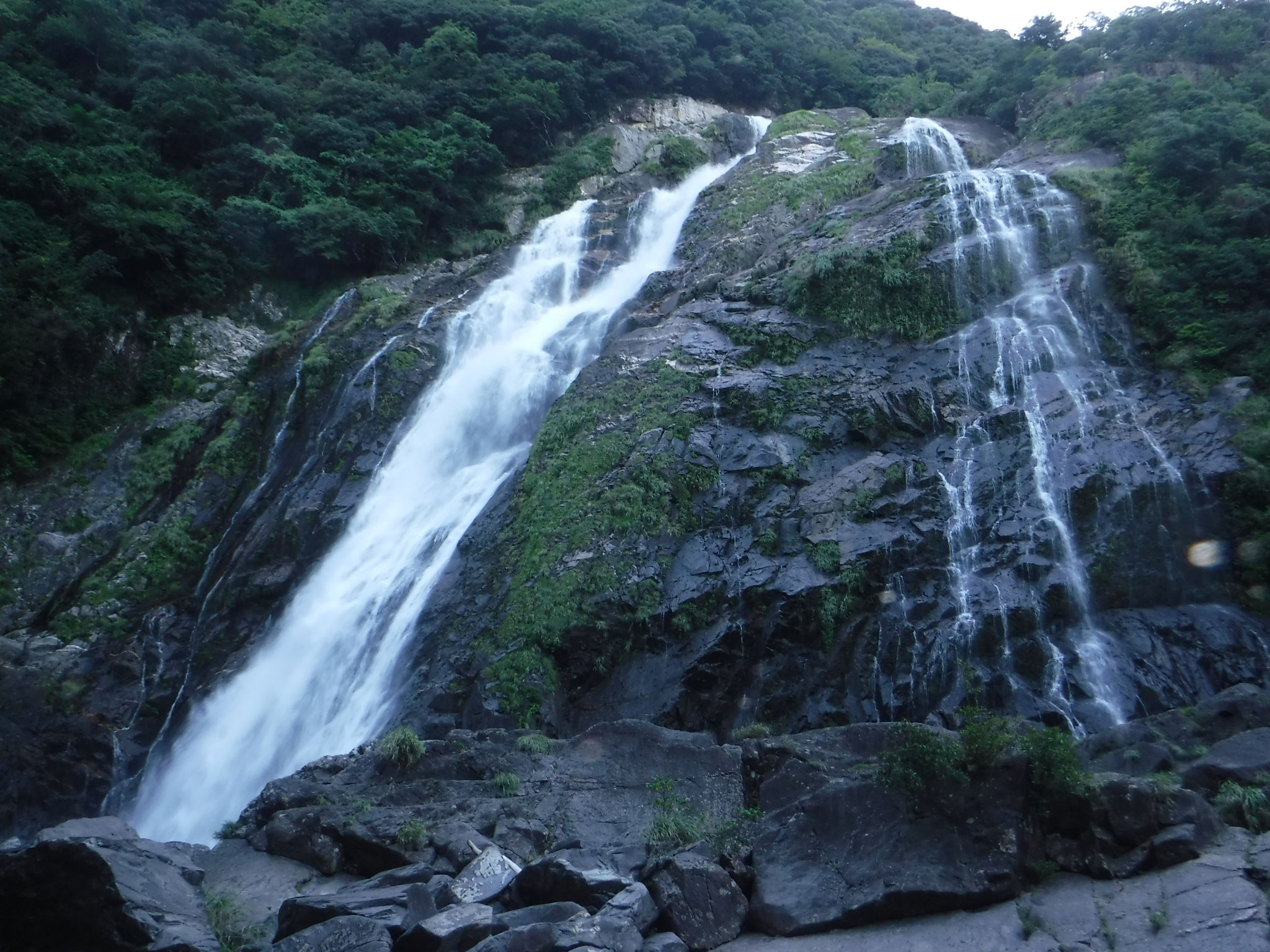 6:10大川（おおこ）の滝、水量が少ないようだった