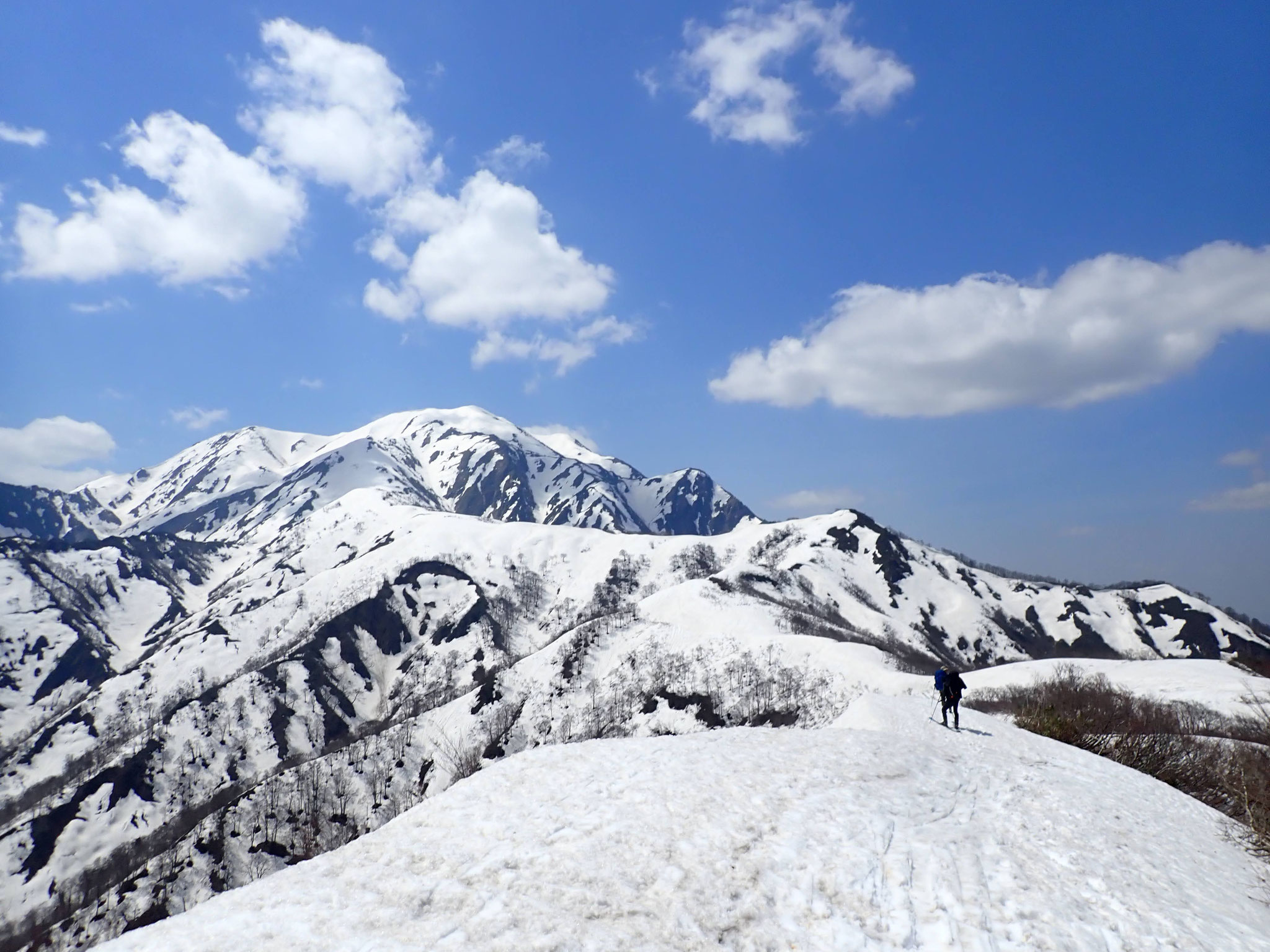 小倉山手前からの駒ヶ岳