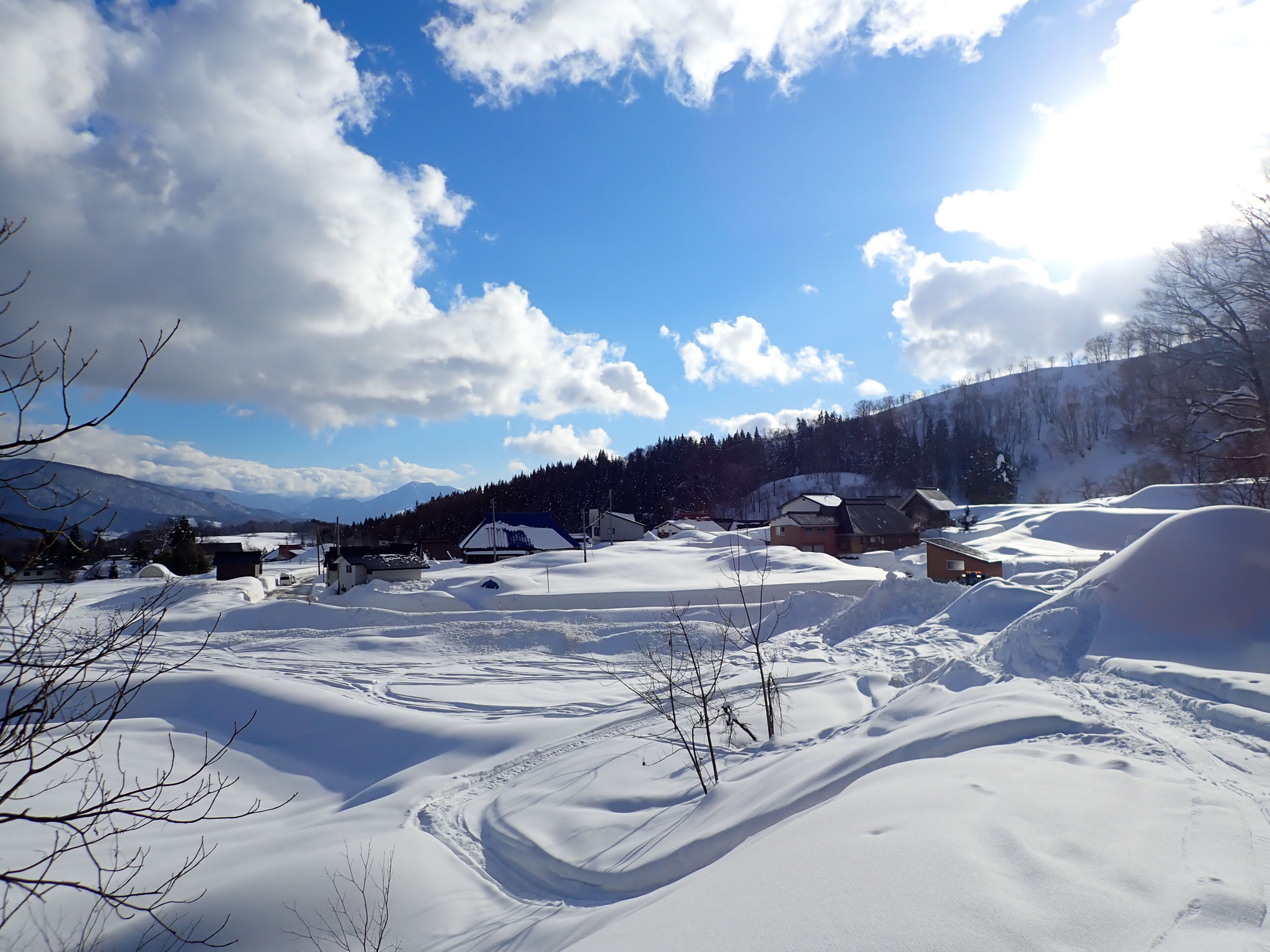 14:50　集落へ下山