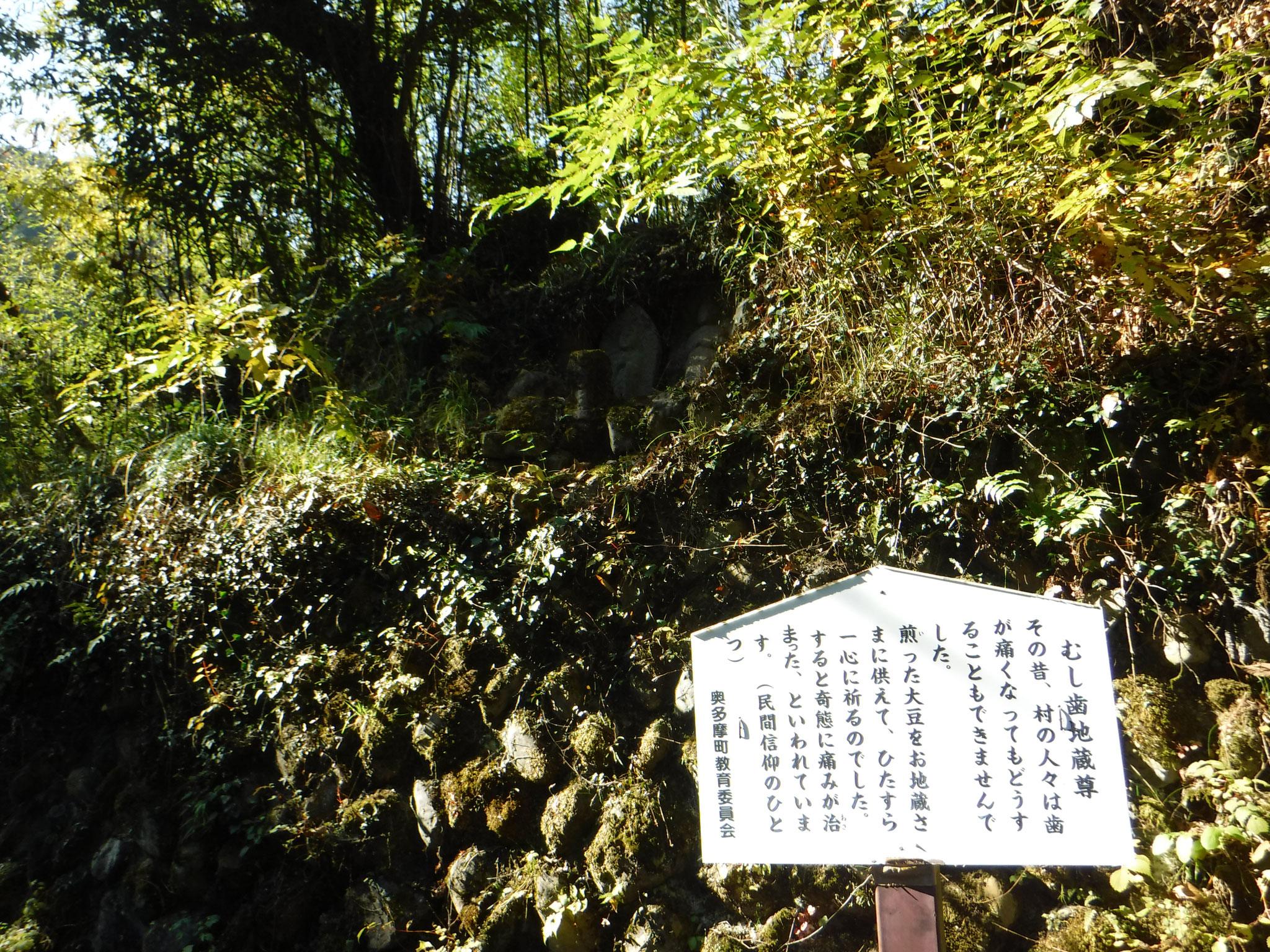 むし歯地蔵尊、昔、むし歯になったらその苦痛、いかほどだったか