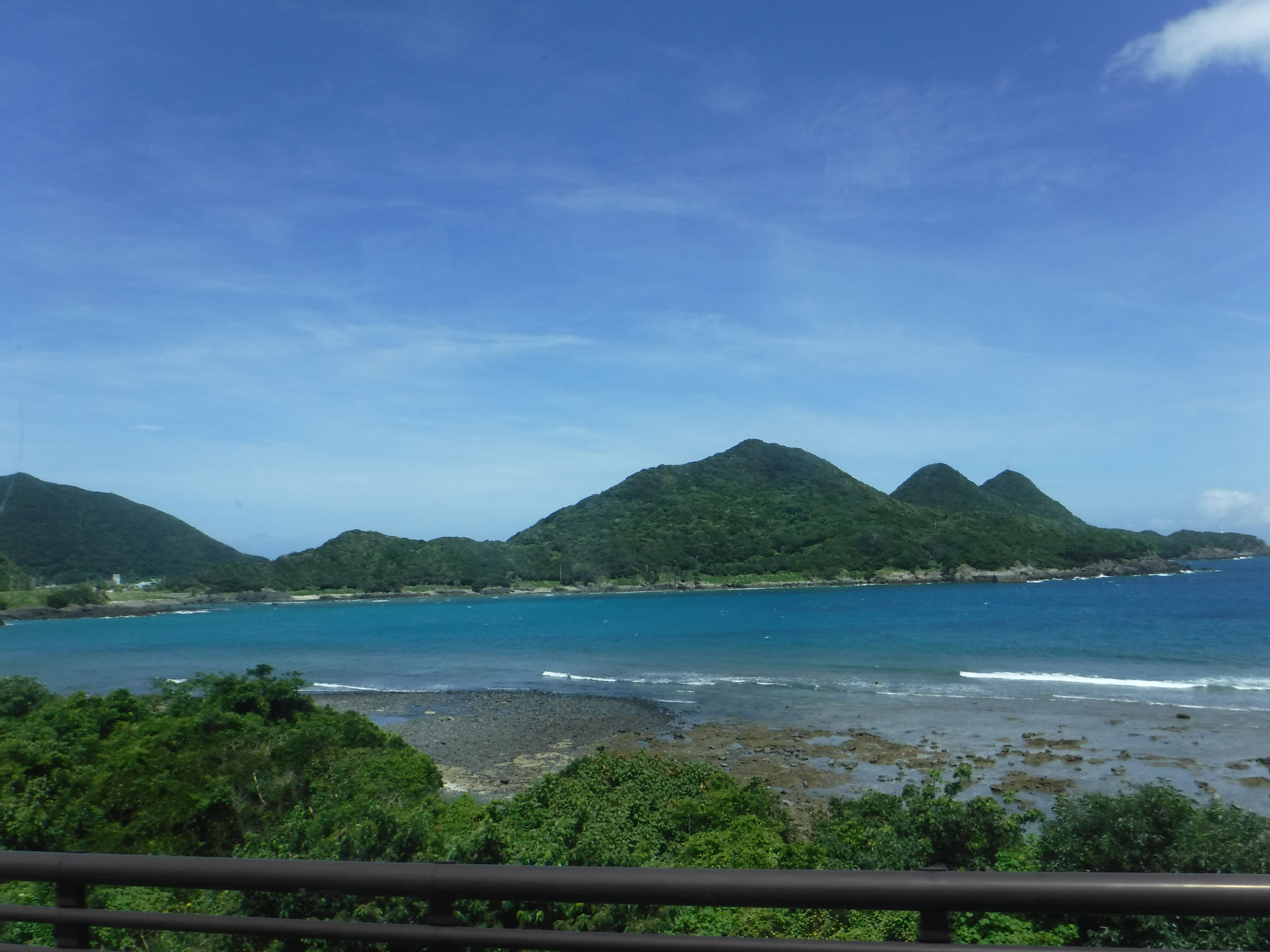 一湊付近の海は美しい