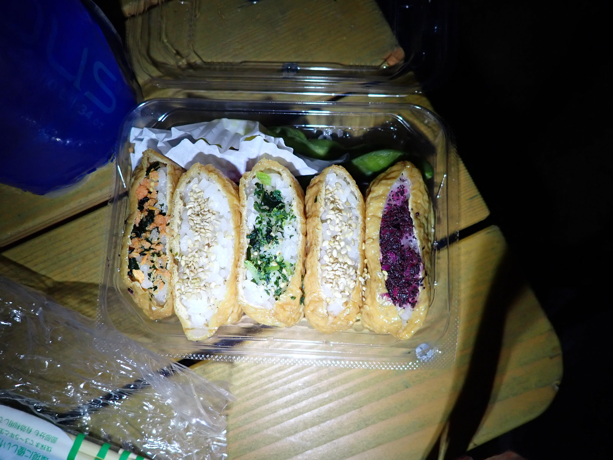 8/4　池の平小屋の朝弁当、