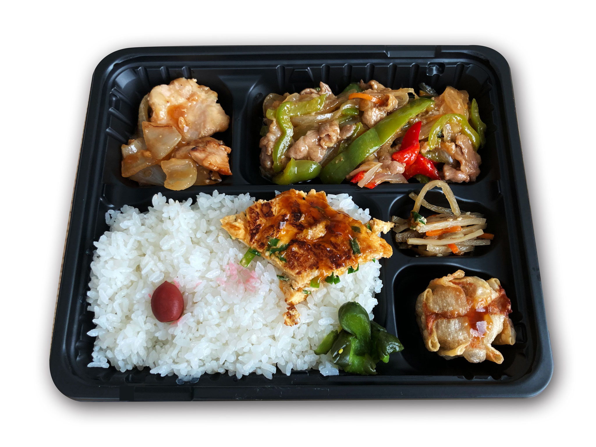 中華弁当(青椒肉絲)　600円(税込)