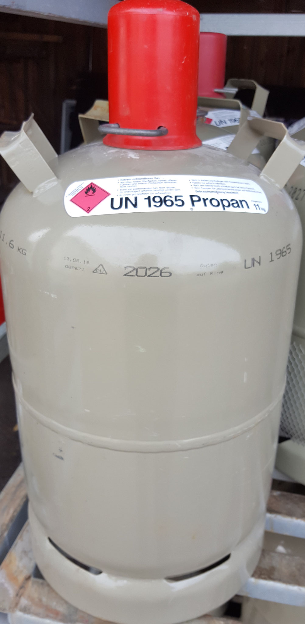 Eigentumsflaschen in 11kg und 5kg