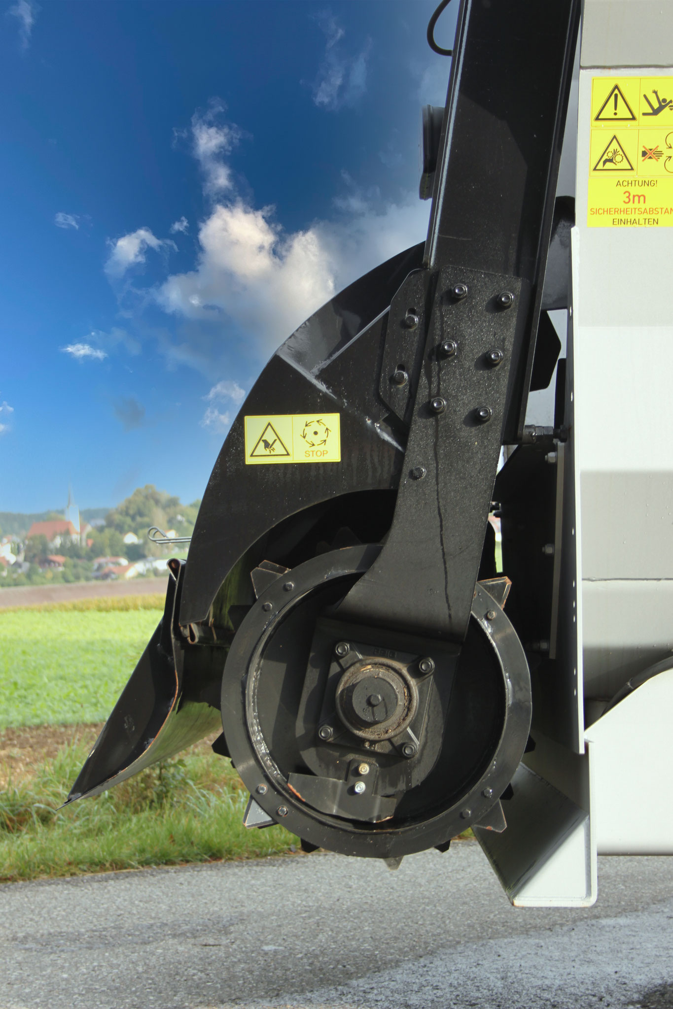 Futtermischwagen Fräsmischwagen Heckfräse Entnahmerotor Hirl T horizontal Eco