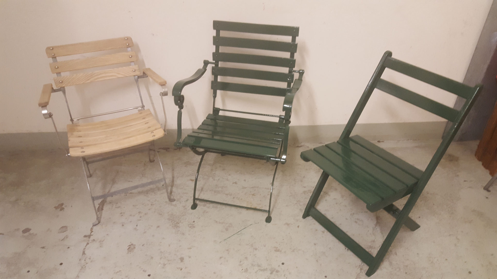 Gartenstühle reparieren StuhlFlickerei