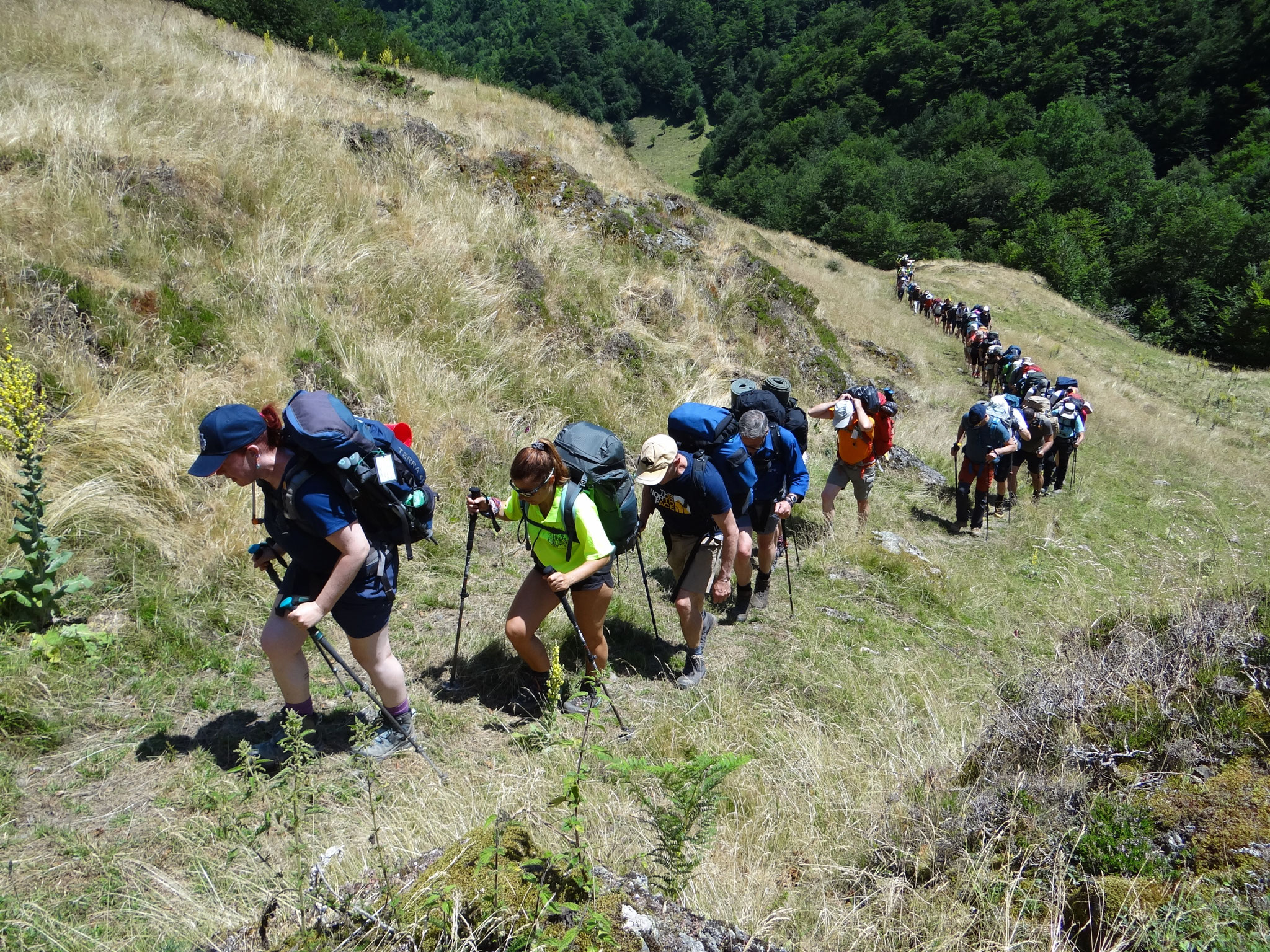 Montée vers la cabane de la Subéra