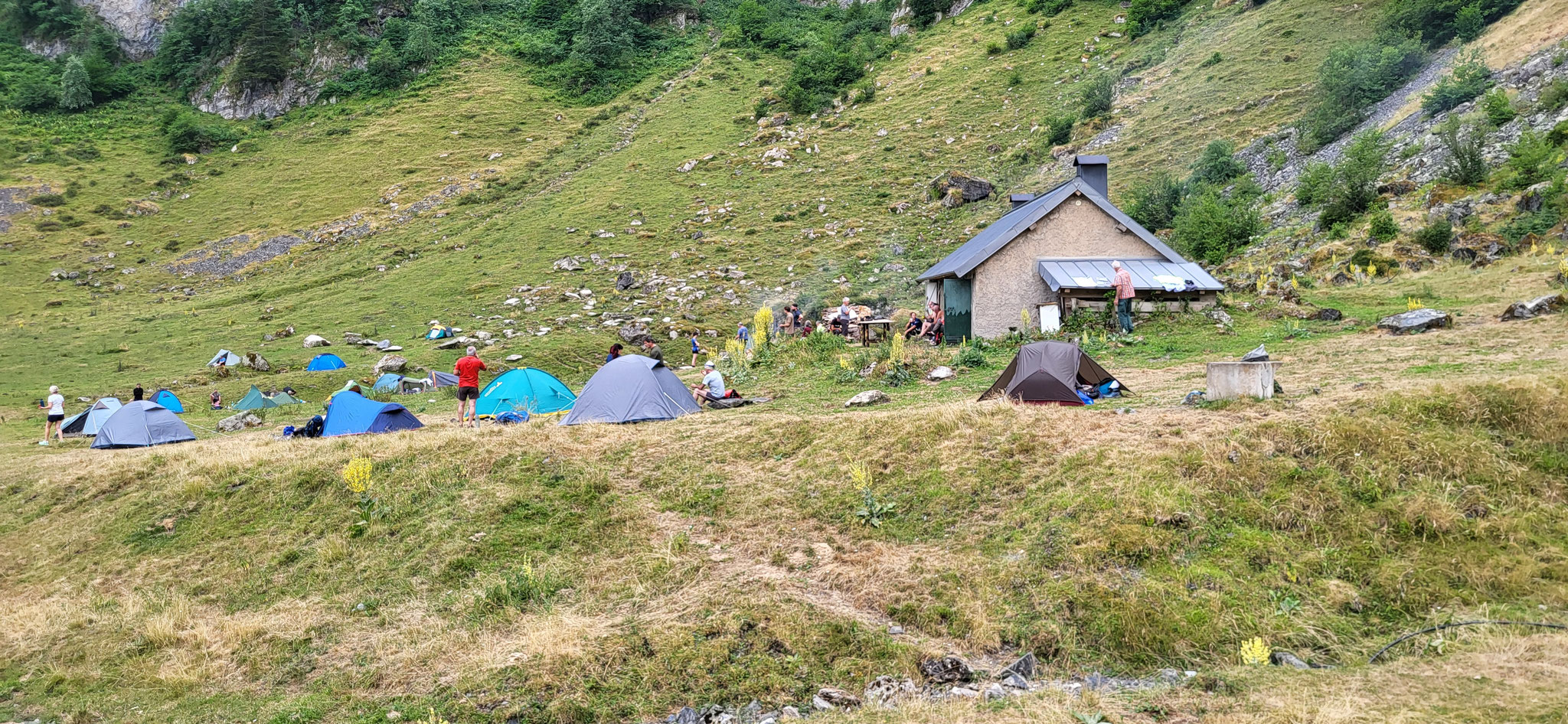 Installation du campement