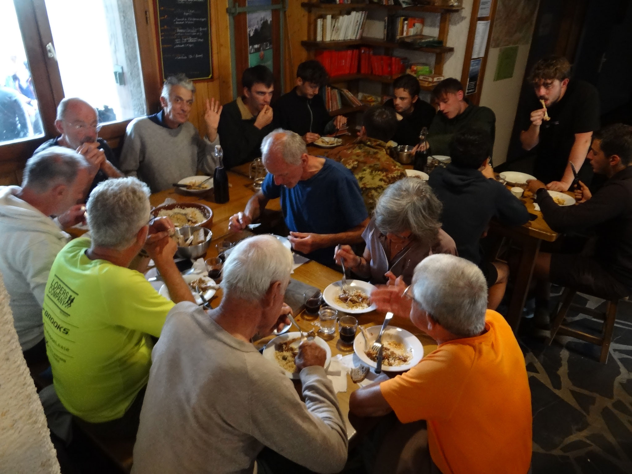 Repas au refuge