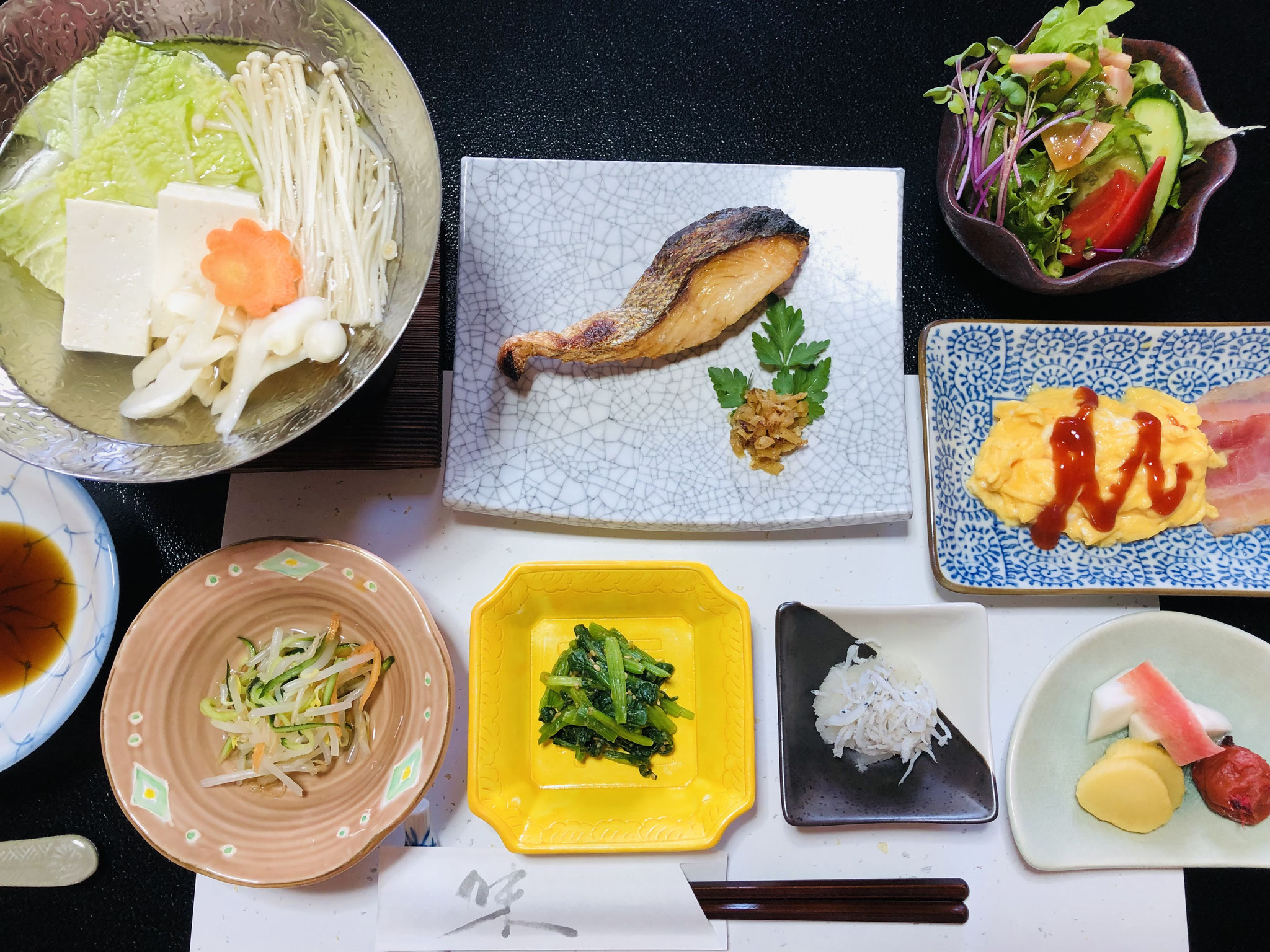 朝食一例