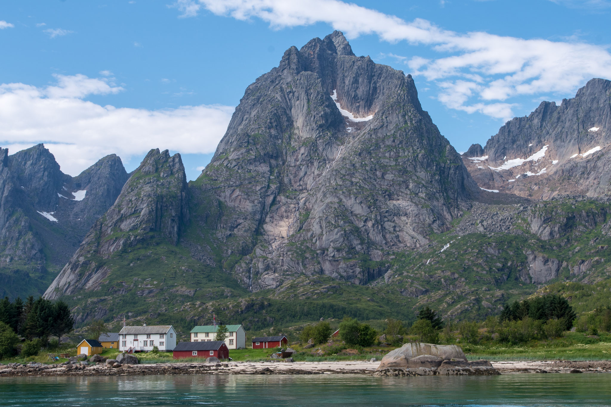 Auf der Bootsfahrt zum Trollfjord
