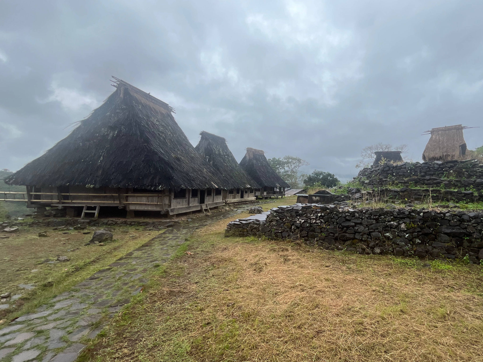 Traditionelles Dorf bei Wologai, Flores