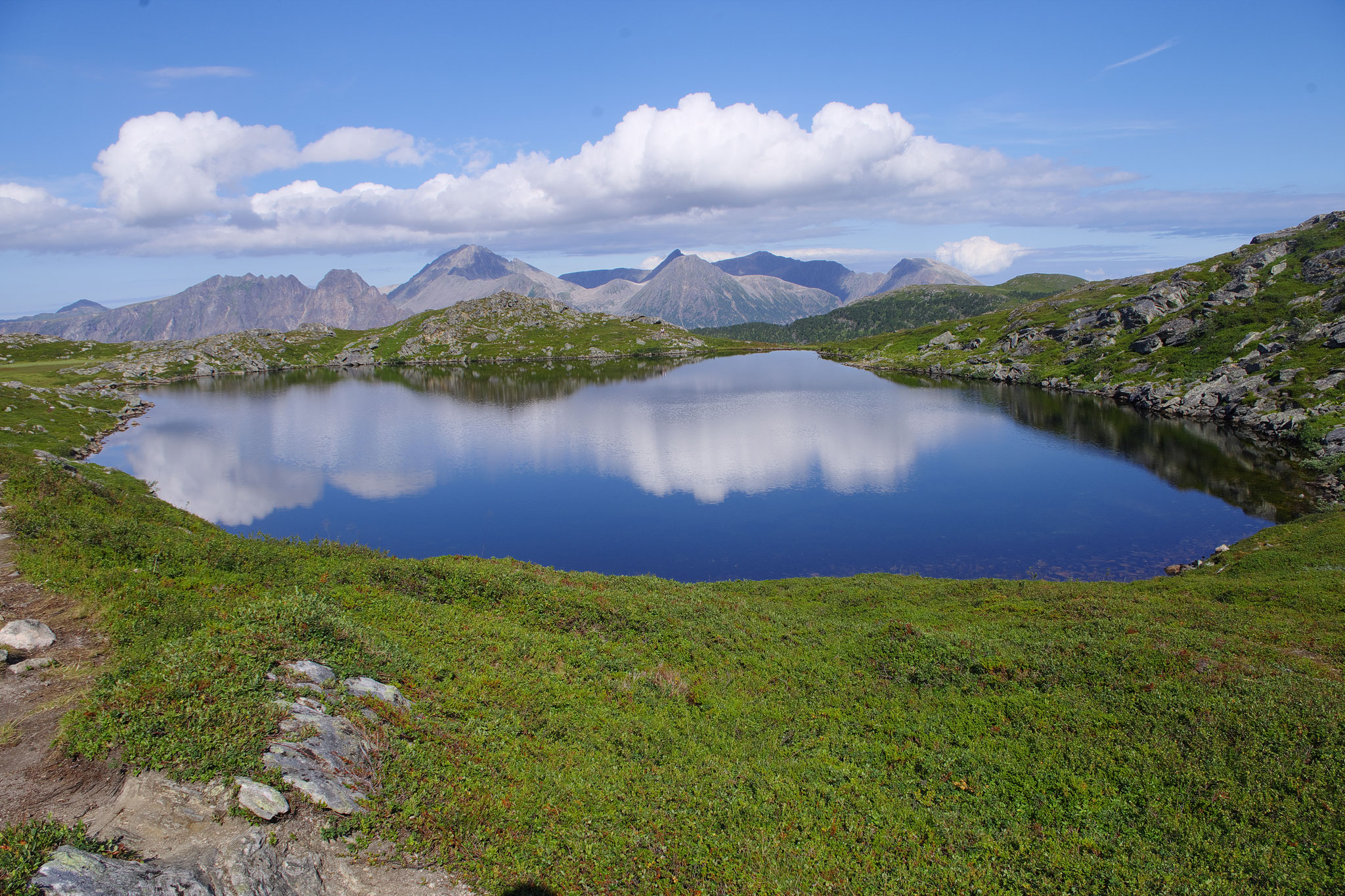 Auf Mount Keipen nähe Harstad