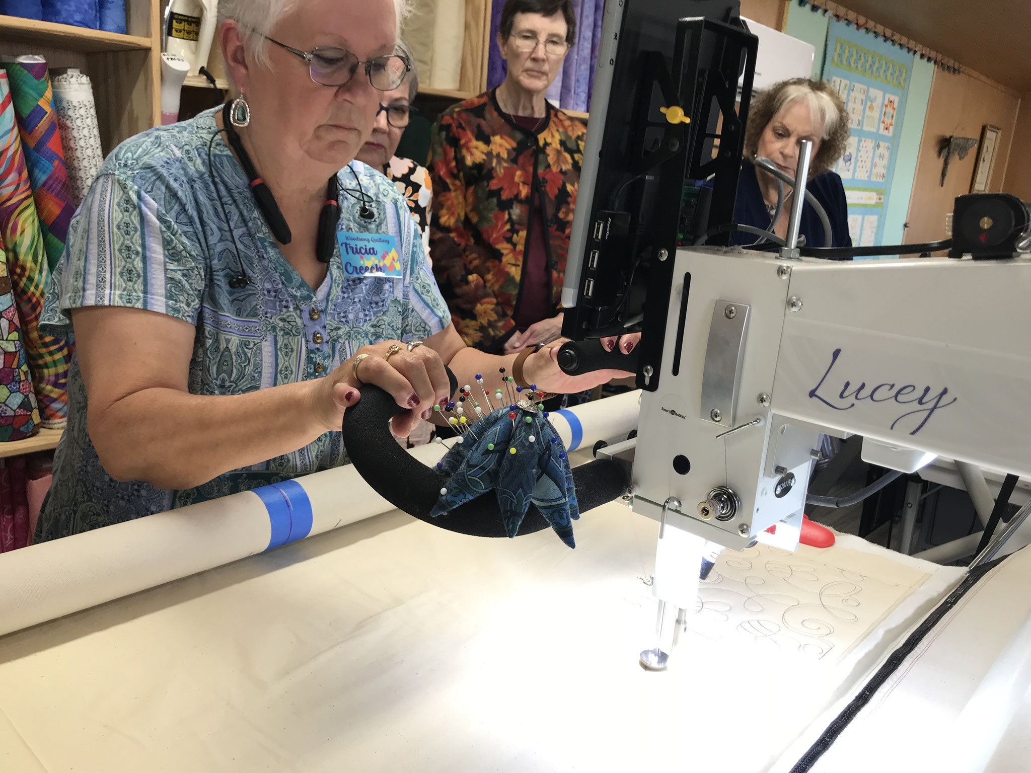 Field Trip to WoodSong Quilting Studio upstatescasg