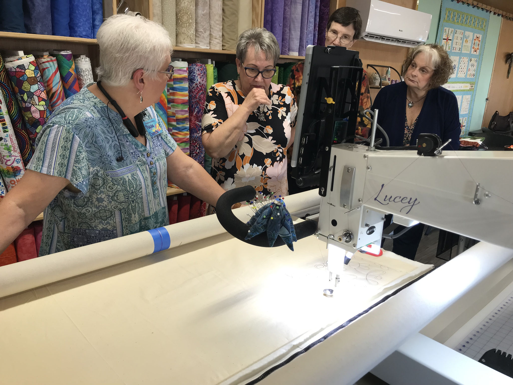 Field Trip to WoodSong Quilting Studio upstatescasg