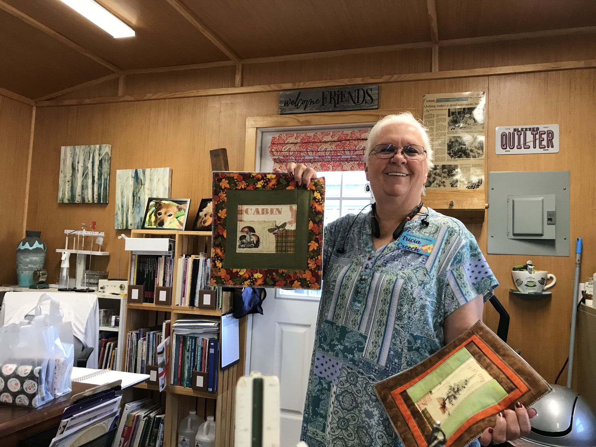 Field Trip to WoodSong Quilting Studio upstatescasg