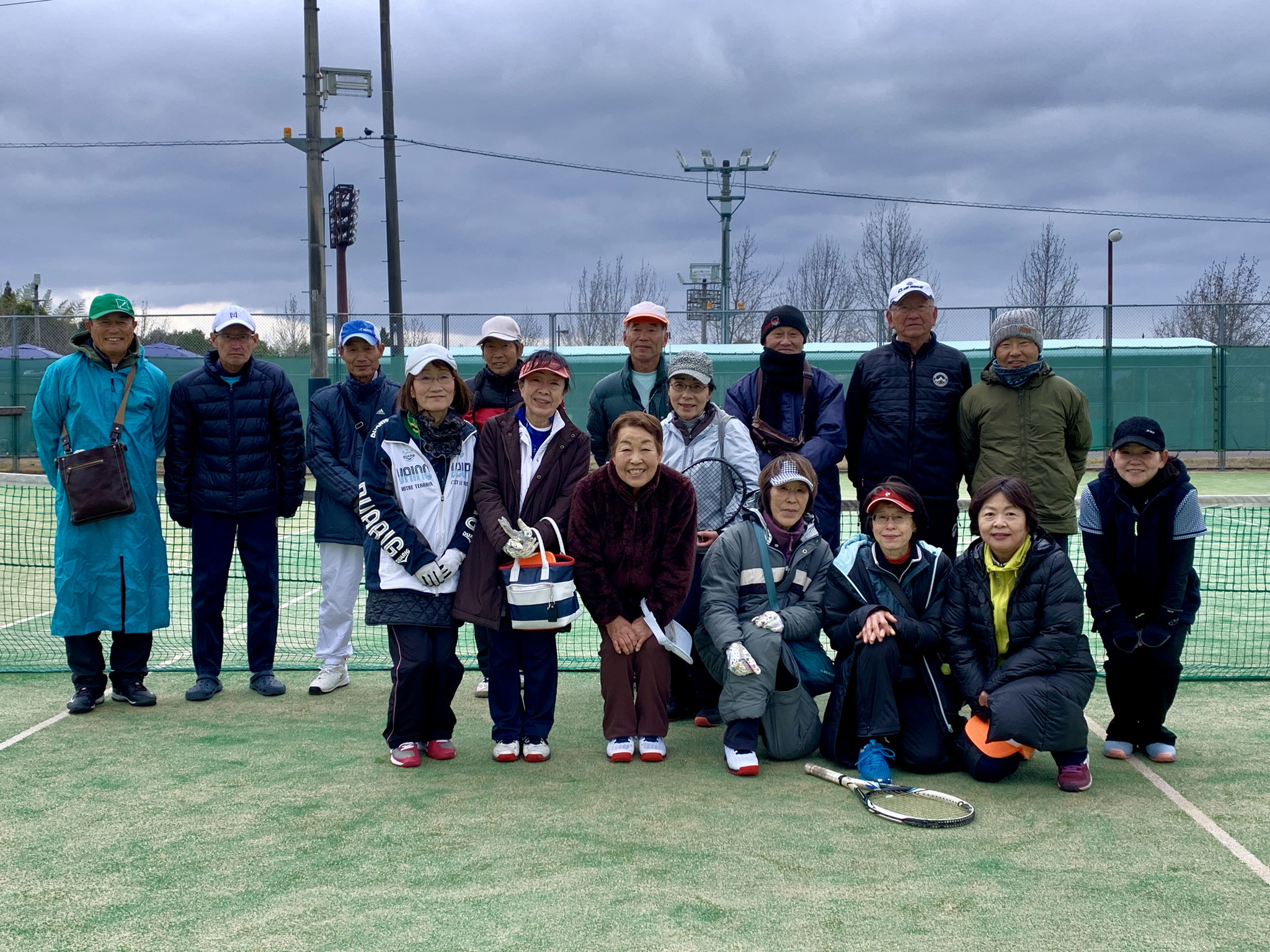 準優勝した黄チームの皆さん