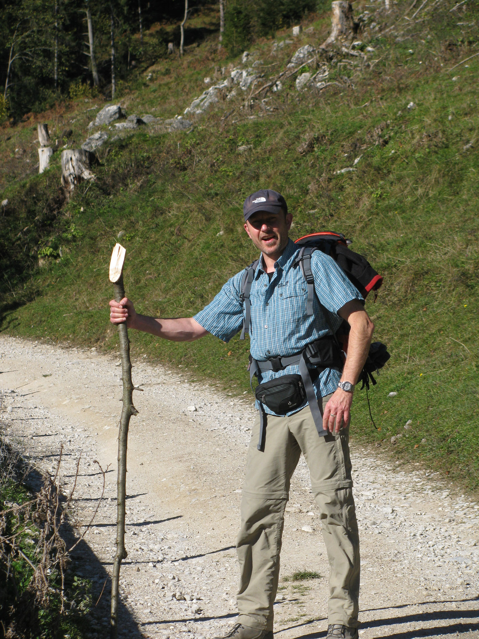 Abstieg von der Naunspitze