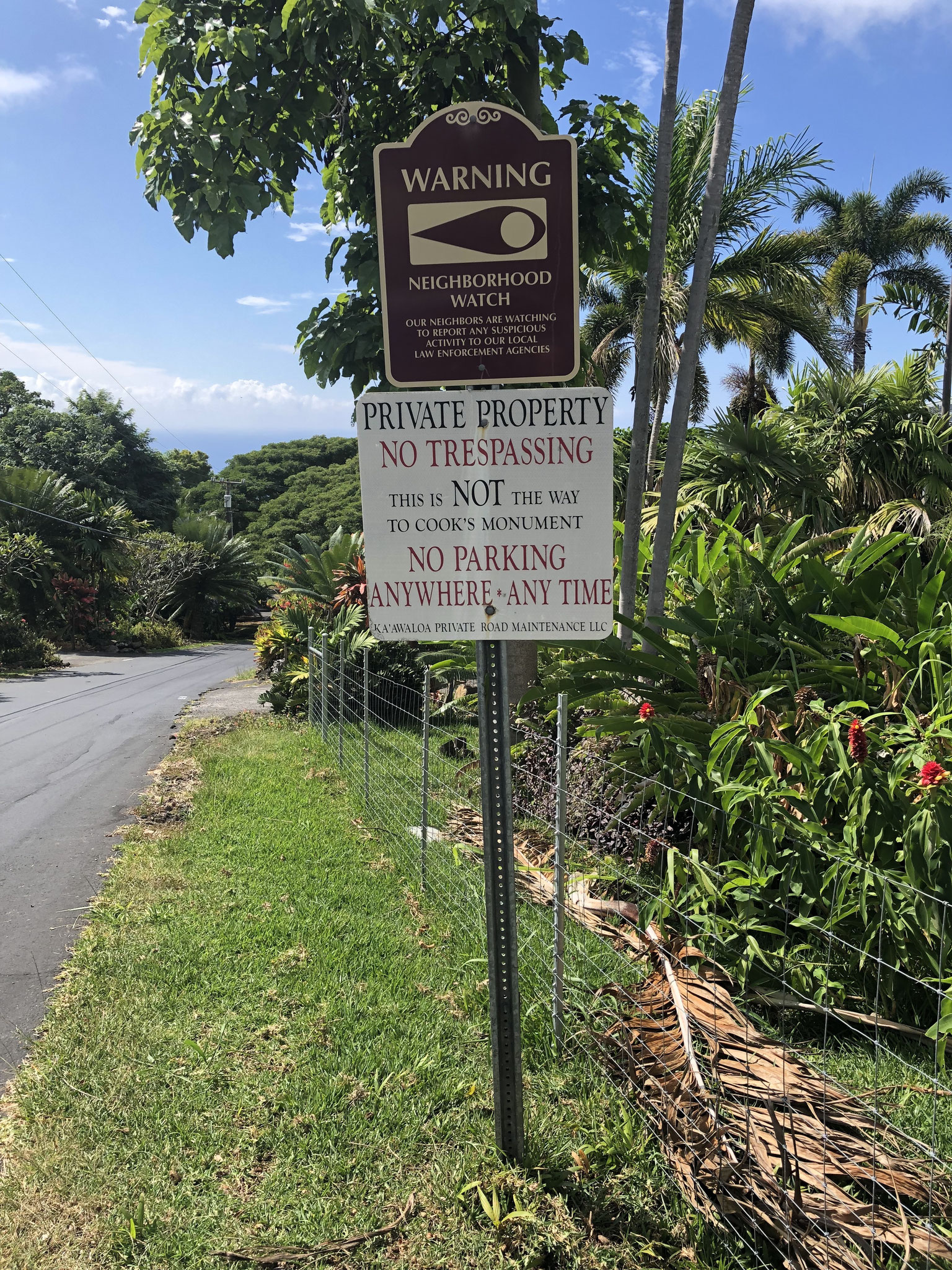 Running into sign's like this is our every day encounter....and can get very depressing