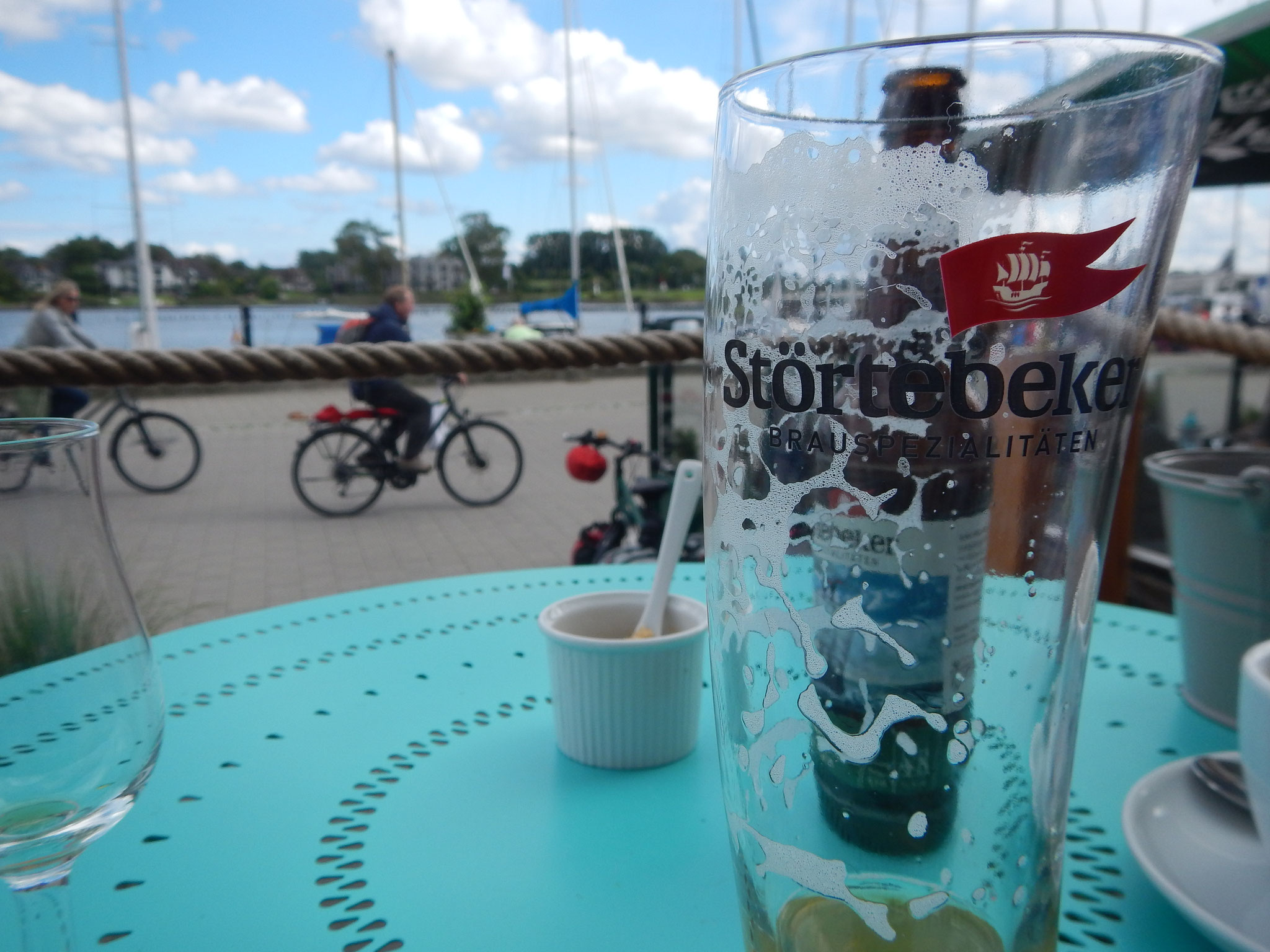 Störtebeker Biere- Szenemarke mit viel TamTam aber auch Geschmack aus Stralsund. Auch in der Elphi zu finden