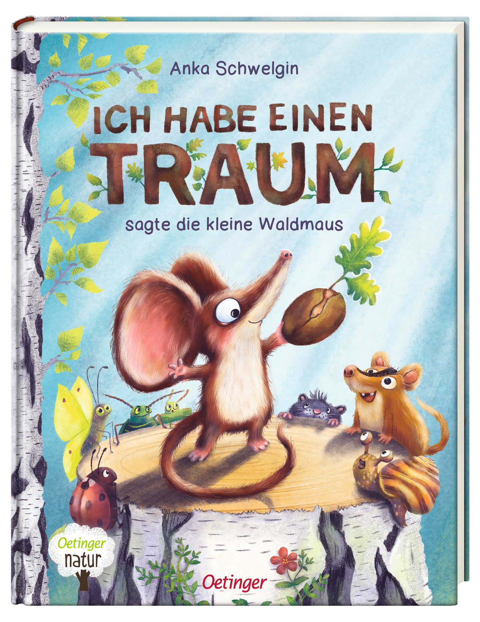 Bilderbuch Cover: Eine Waldmaus rettet den Wald