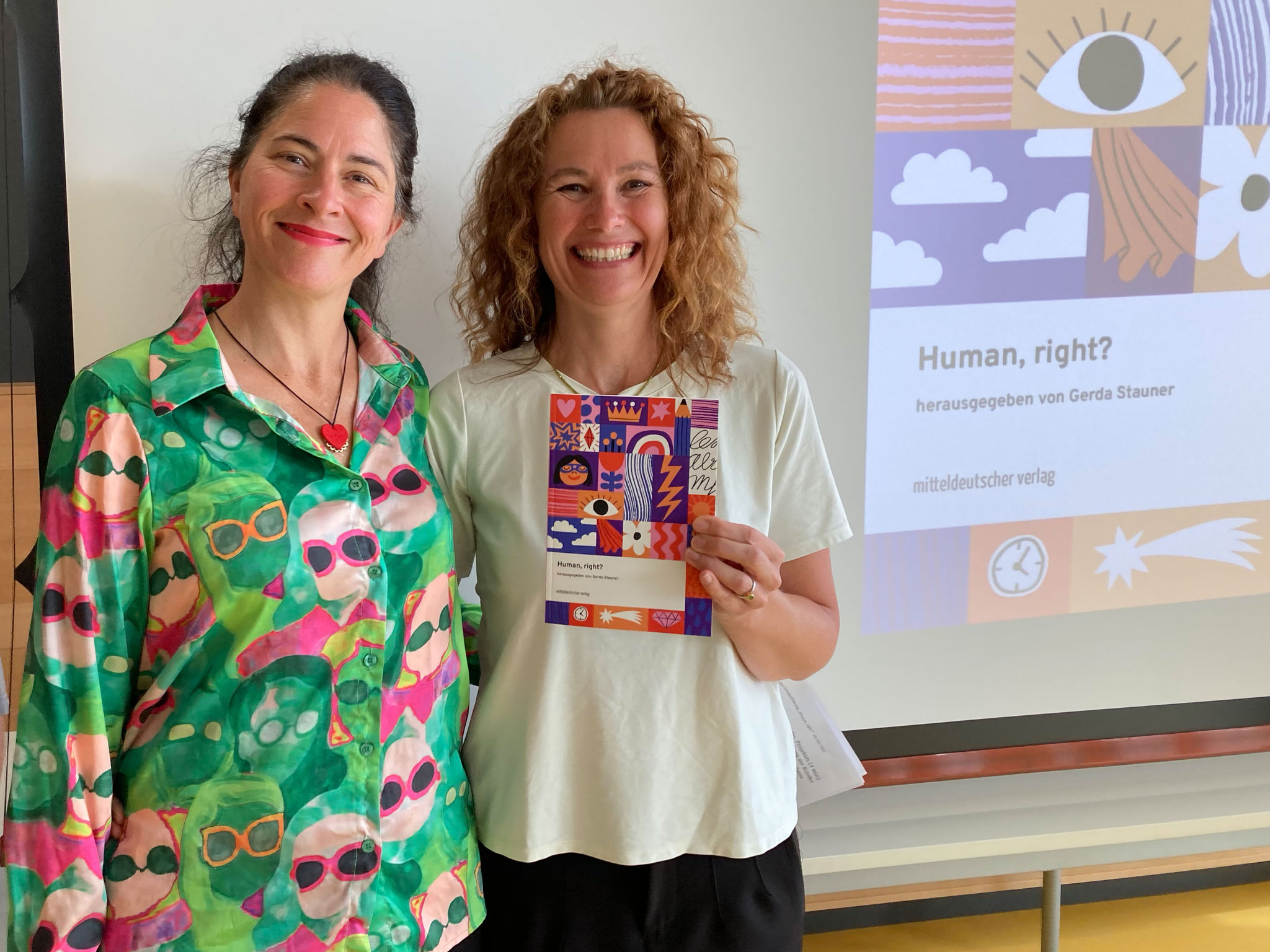 Projekt "Human, right?" mit Autorenpatin Gerda Stauner in Regensburg