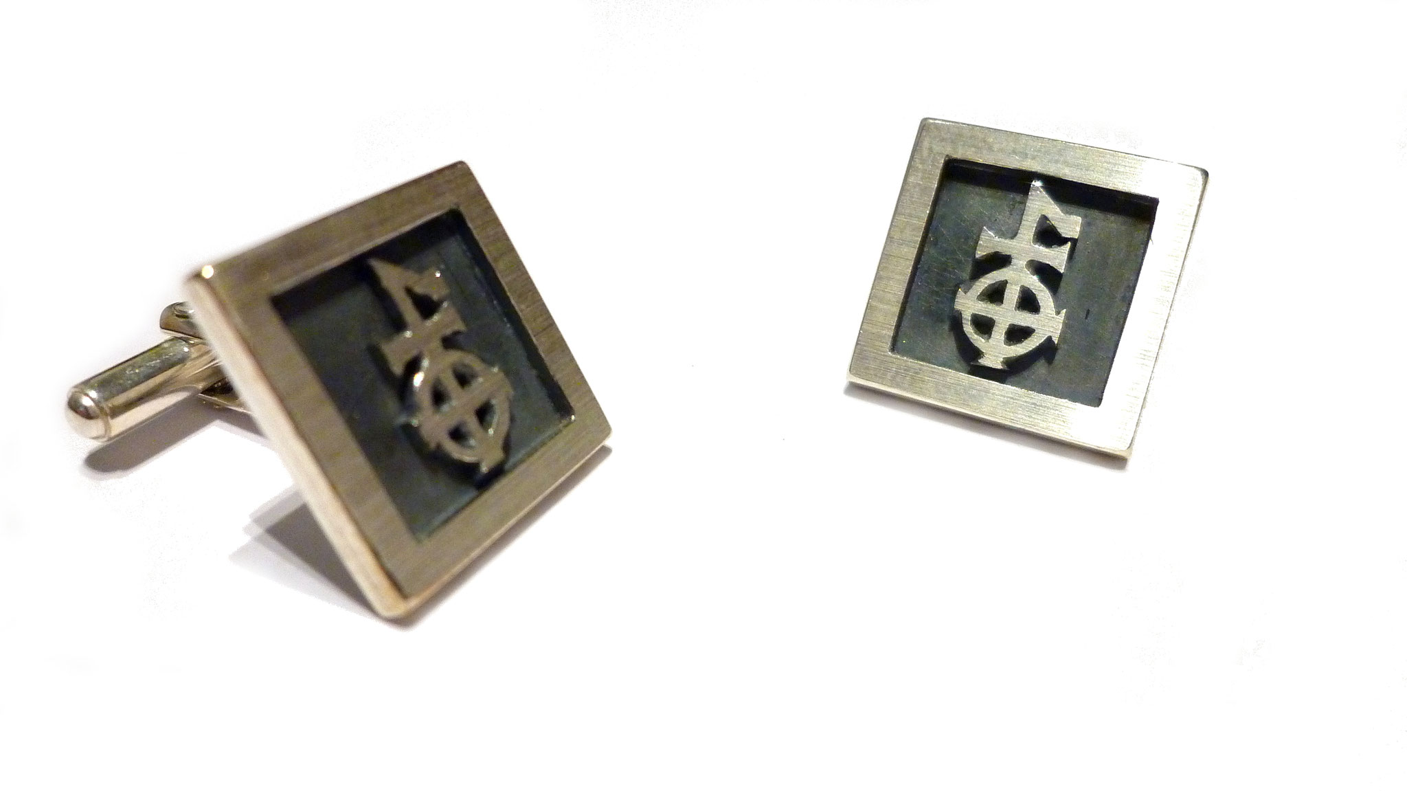 Manschettenknöpfe aus Silber